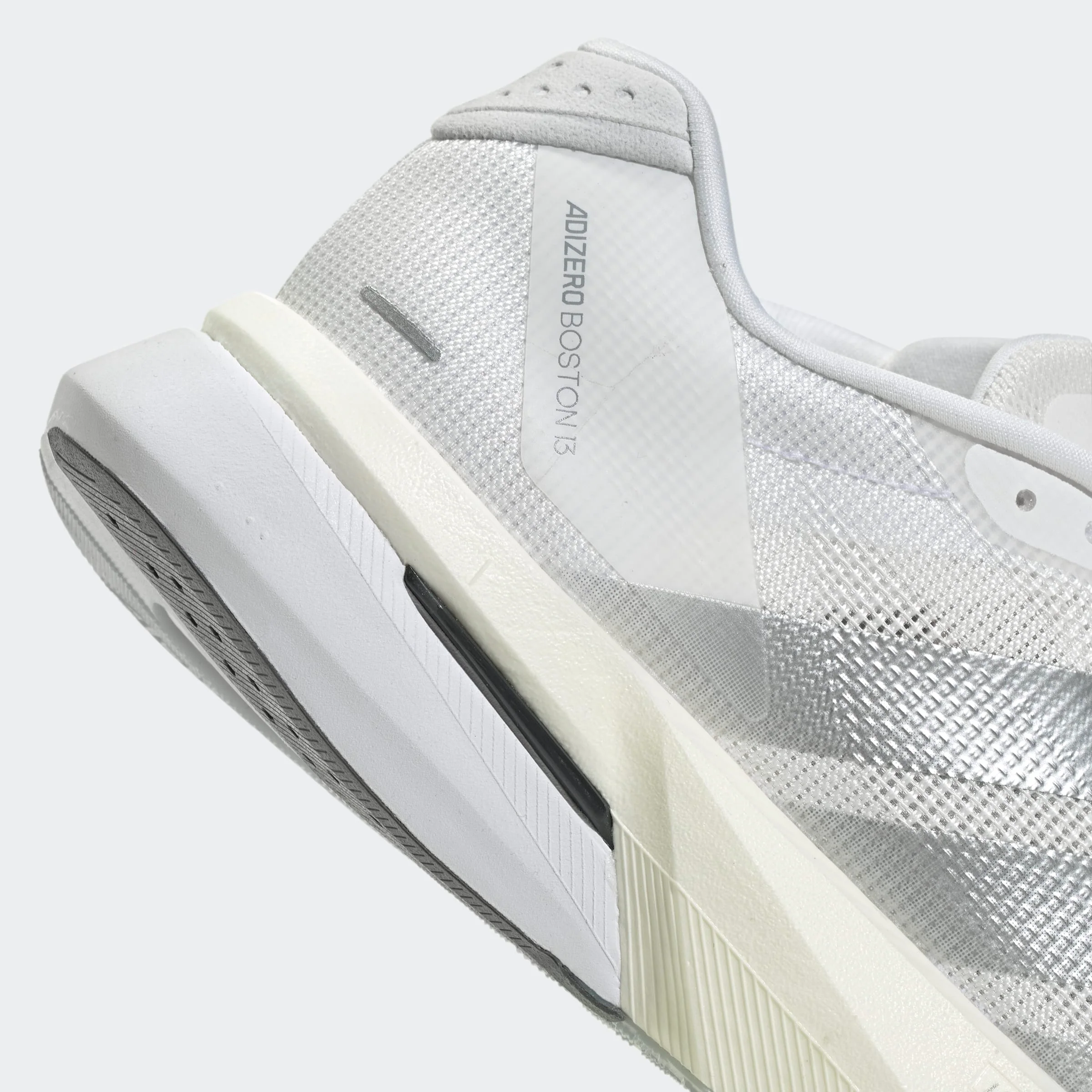 adidas Boston 13 | Cloud White / Matte Silver / Dash Grey | Womens - Ekiden Sports