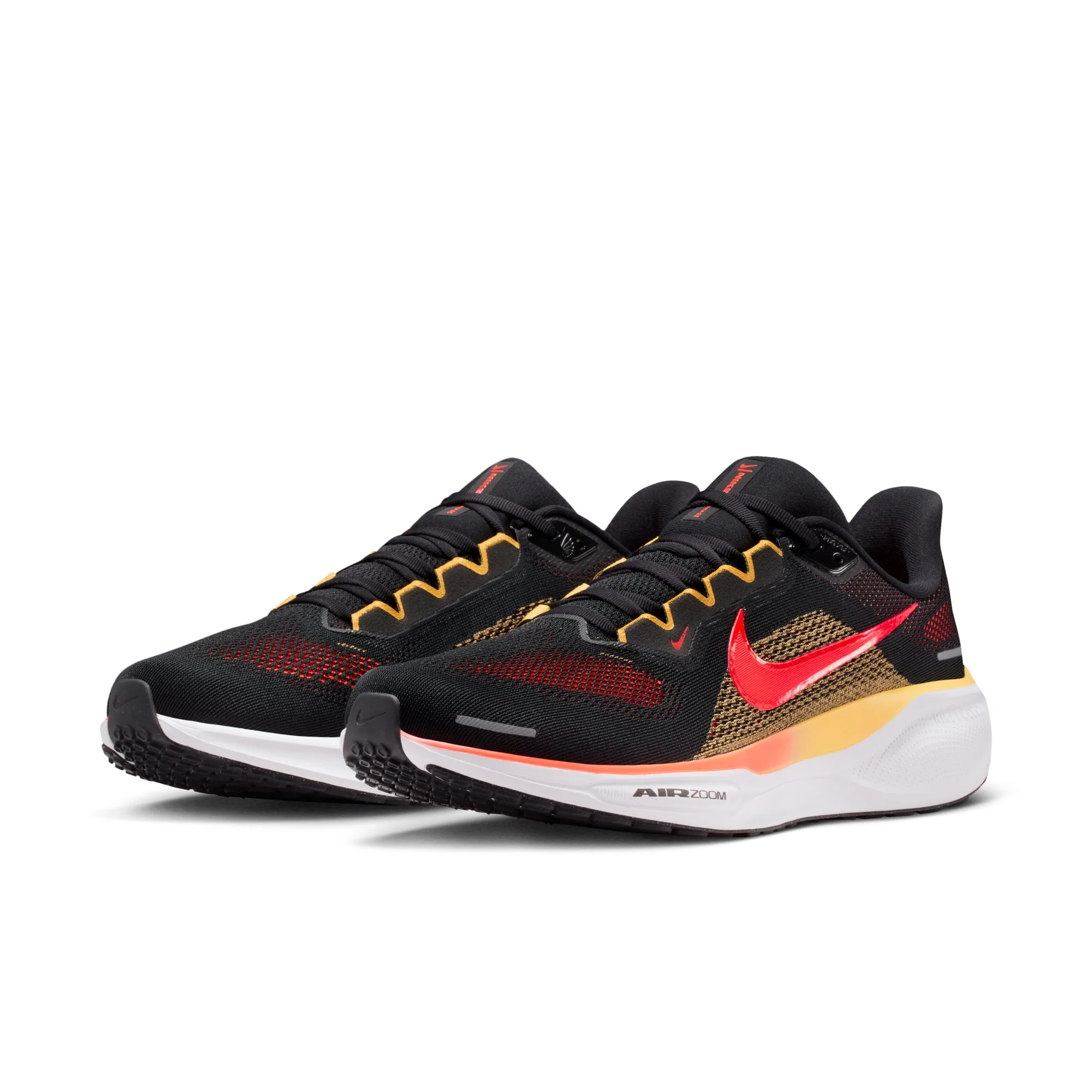 Nike Pegasus 41 | Black / Bright Crimson / Topaz Gold | Mens - Ekiden Sports