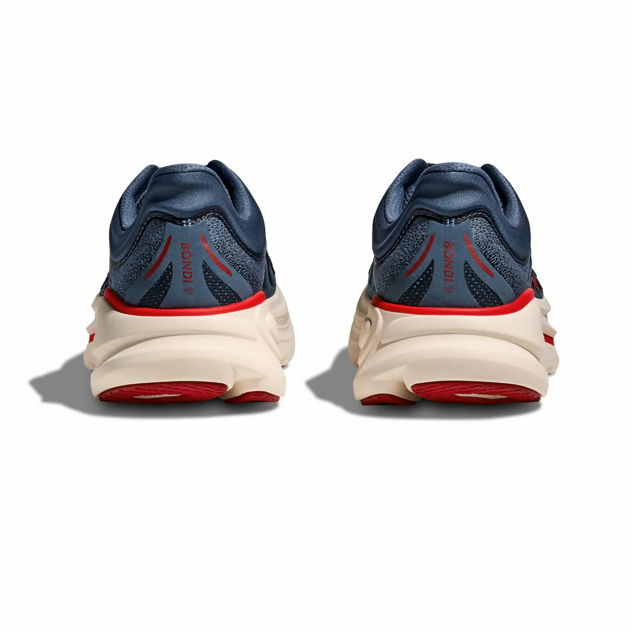 Hoka Bondi 9 | Thunder Cloud / Vermillion | Mens - Ekiden Sports
