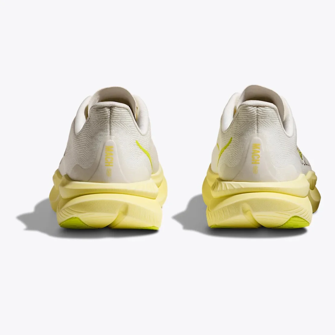 Hoka Mach 6 | White / Neon Hoka Citrus | Womens - Ekiden Sports
