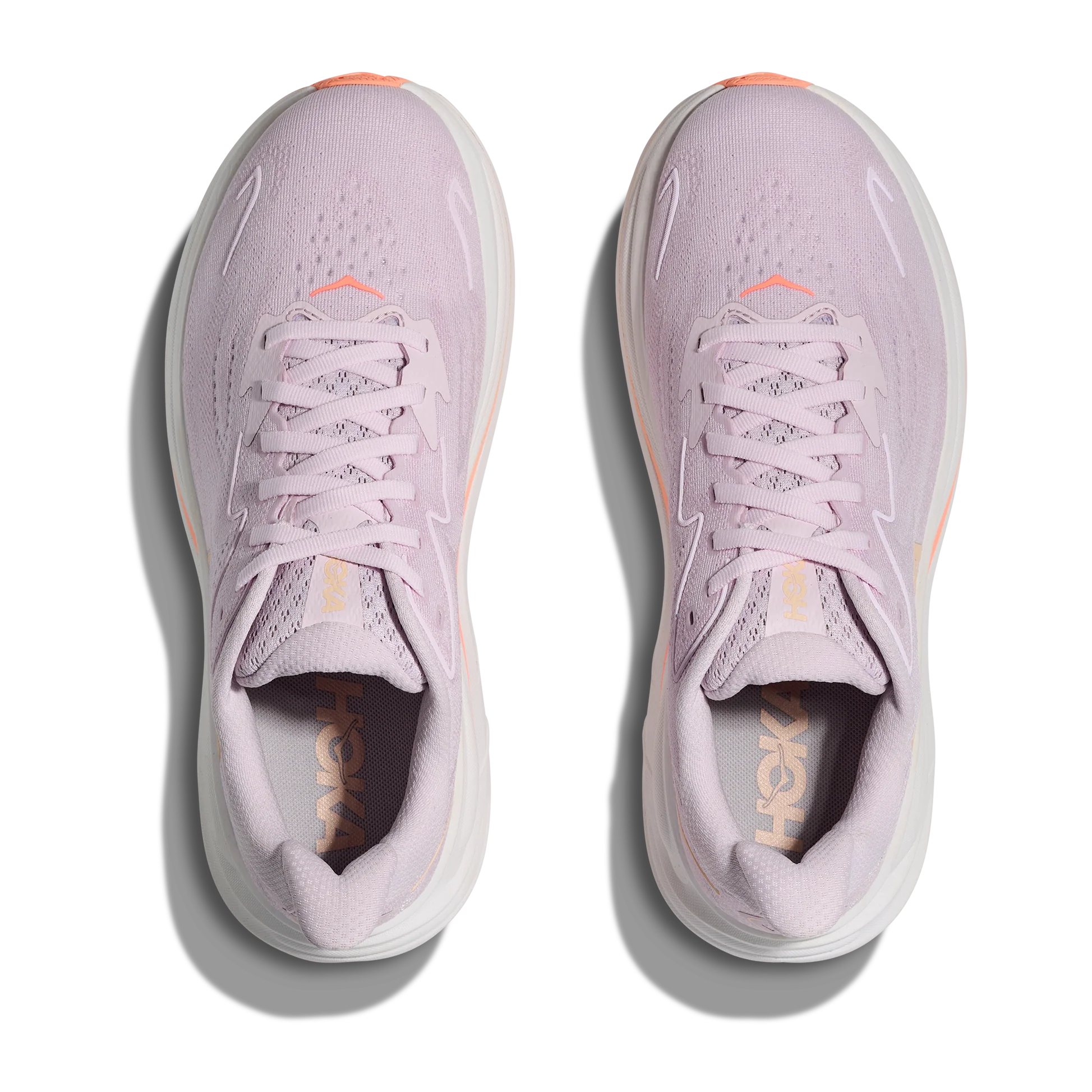 Hoka Clifton 10 | Lilac Cream / Tangerine Glow | Womens - Ekiden Sports