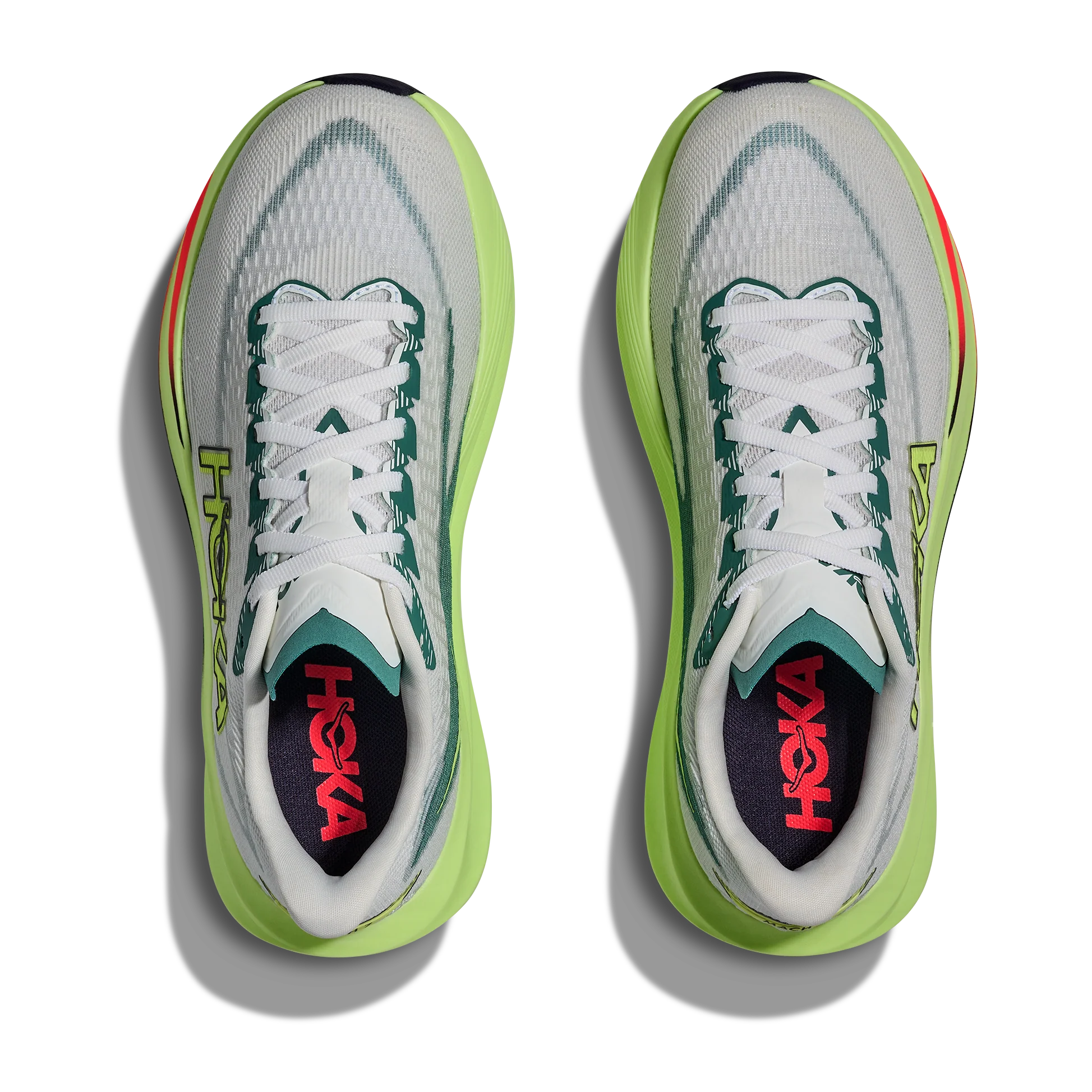Hoka Mach 7 Wide | Frost / Neon Yuzu | Mens - Ekiden Sports