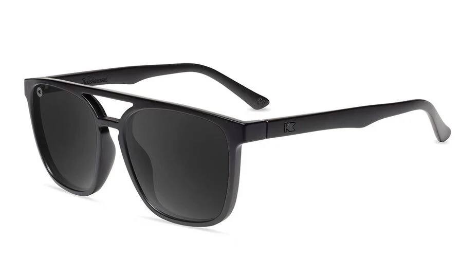 Knockaround Sunglasses | Brightsides | Black on Black - Ekiden Sports