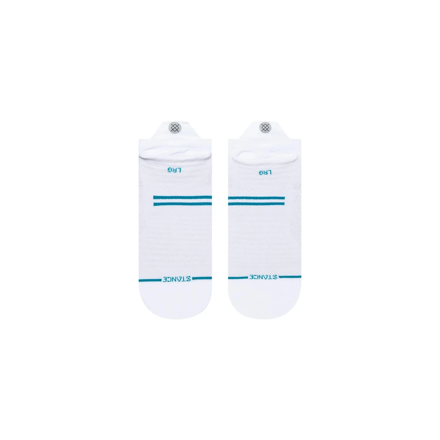Stance Run UL Tab | Ultralight Cushion | Tab Length | White - Ekiden Sports