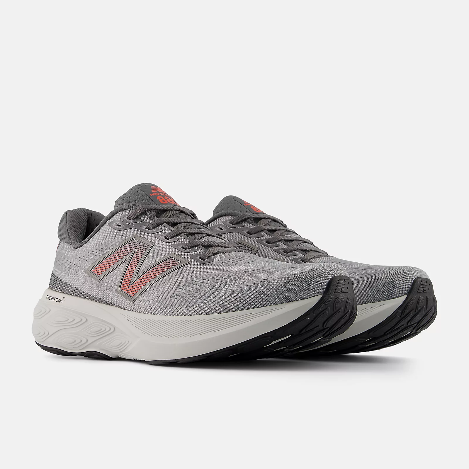 New Balance Fresh Foam X 880 v15 | Slate Grey / Reflection / Urgent Red | Mens - Ekiden Sports