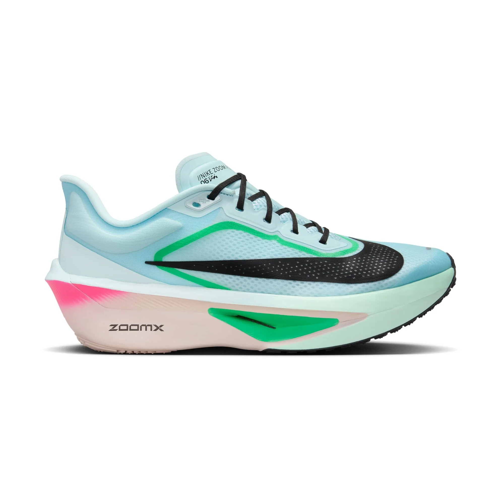 Nike Zoom Fly 6 | Glacier Ice / Hyper Pink / Green Shock / Black | Mens - Ekiden Sports