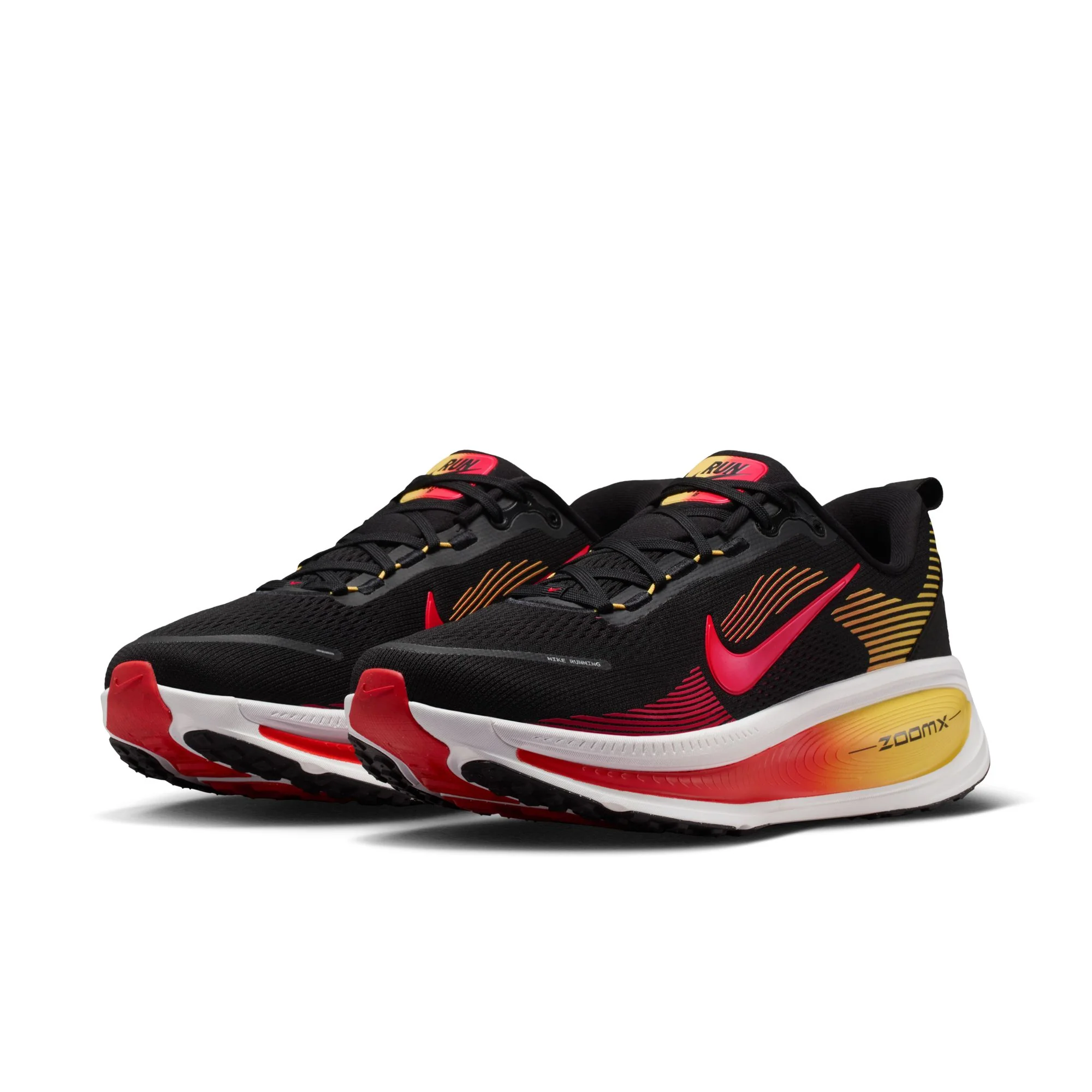 Nike Vomero 18 | Black / Bright Crimson / Light Crimson | Mens - Ekiden Sports