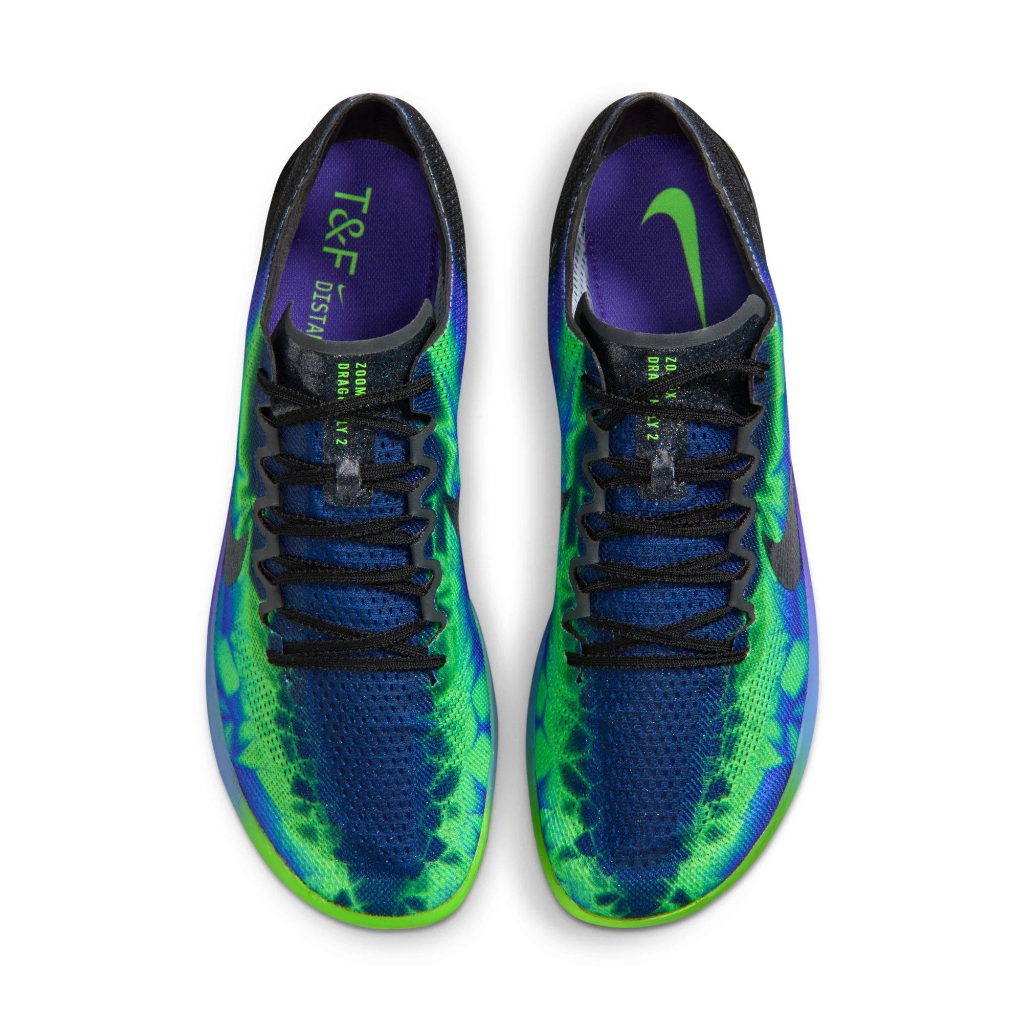 Nike Dragonfly 2 Glam Long Distance Spikes | Fierce Purple / Black / Electric Green | Unisex - Ekiden Sports