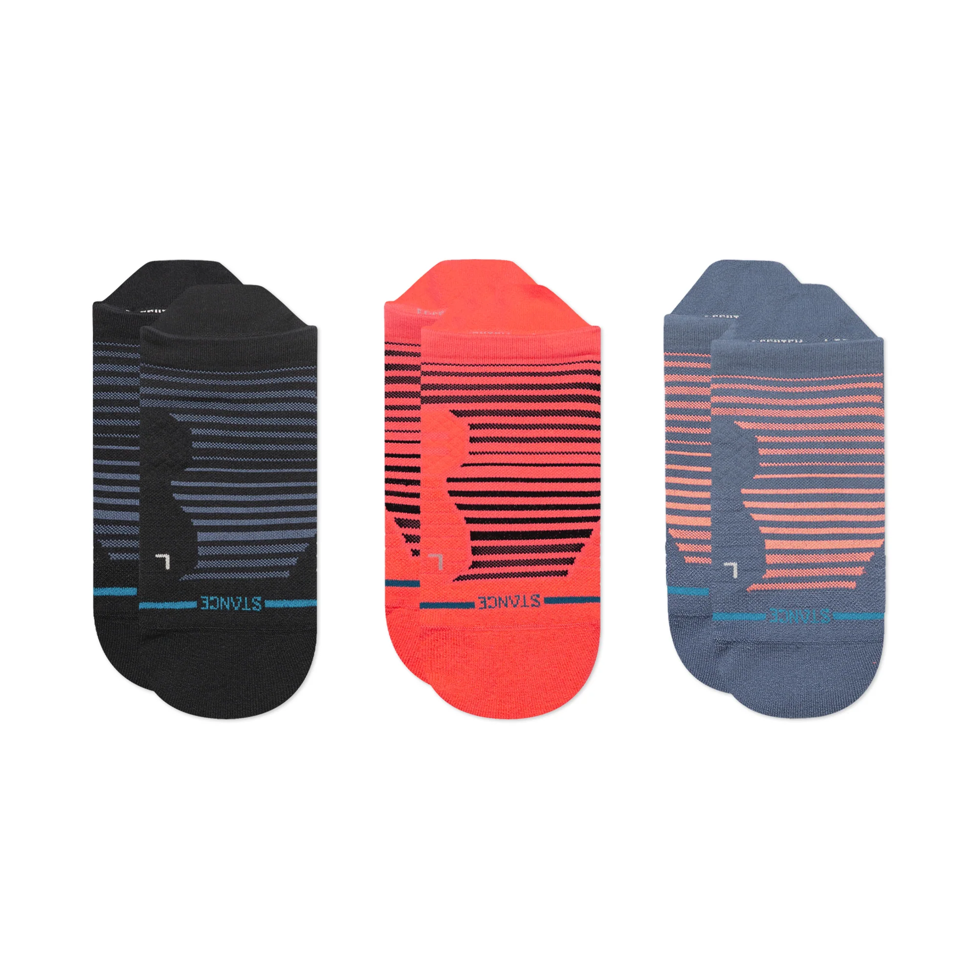 Stance Run Light Tab | Light Cushion | Tab Length | Cassette 3 Pack - Ekiden Sports