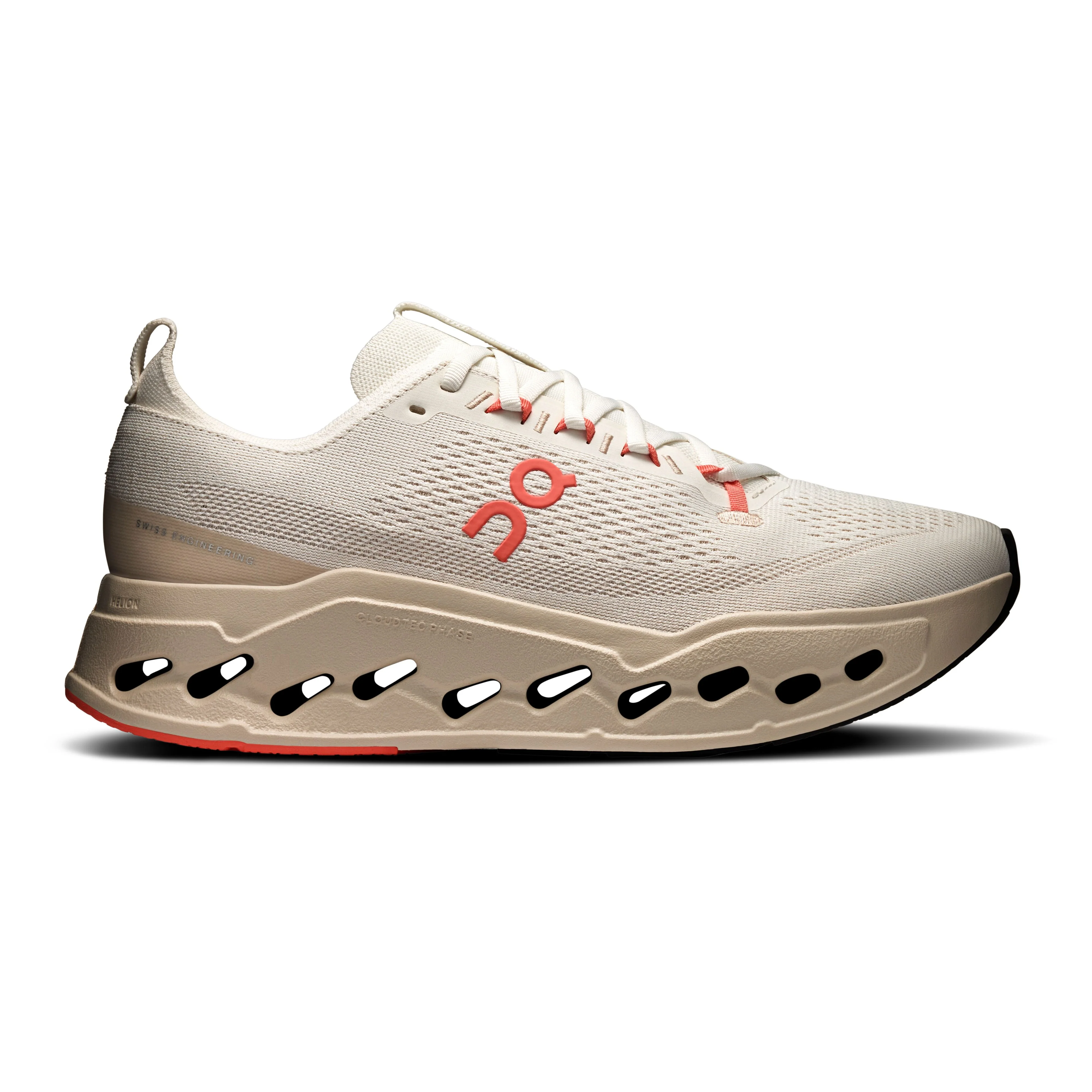 On Cloudsurfer Max | Ivory / Salmon | Womens - Ekiden Sports