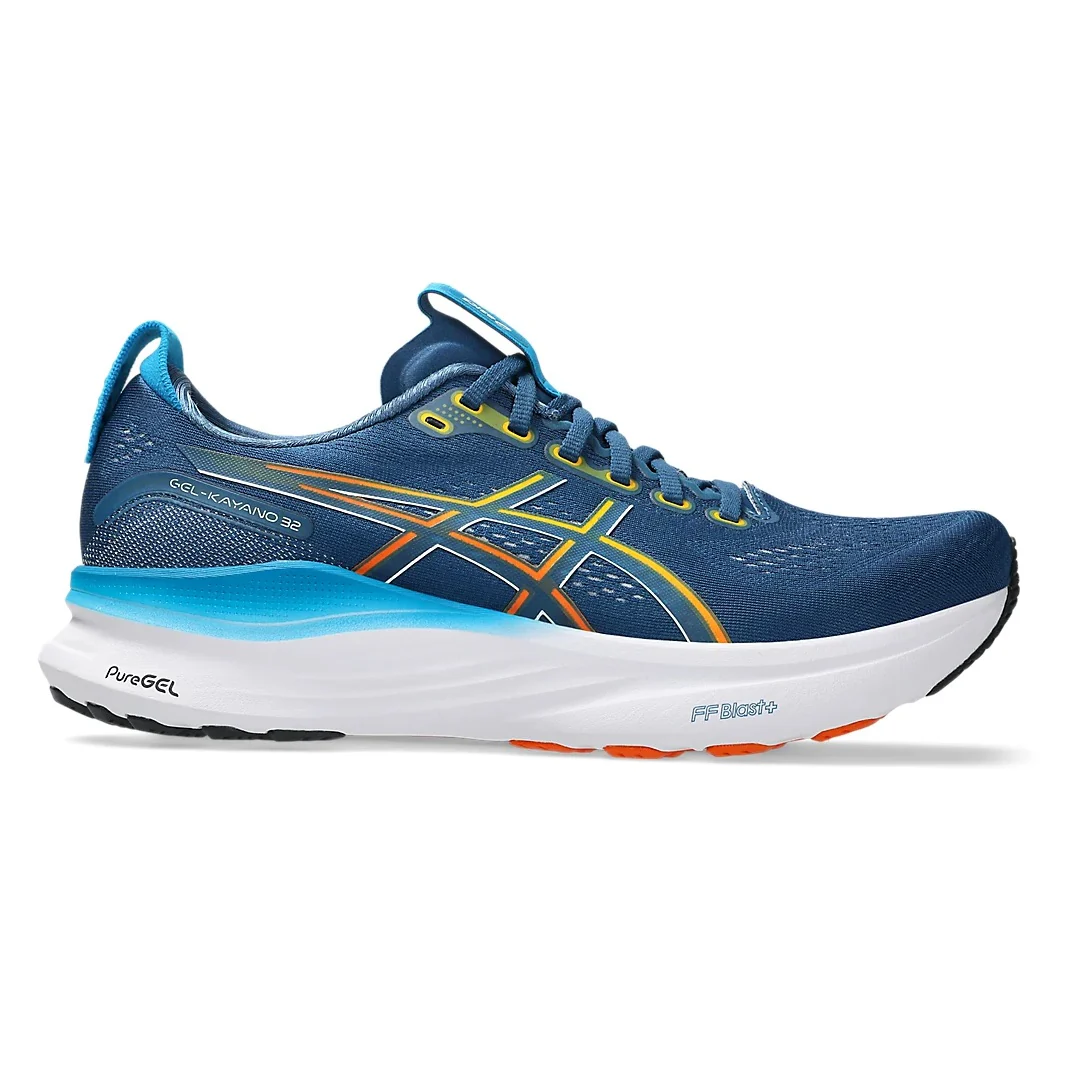 Asics Gel-Kayano 32 Wide | Twilight Blue / Anzu | Mens - Ekiden Sports