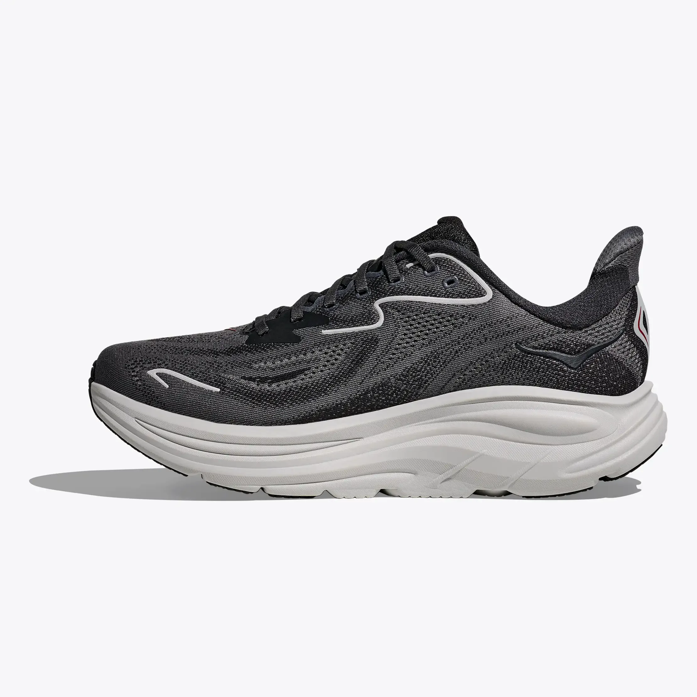 Hoka Clifton 10 | Carbon Black / Satellite Grey | Mens - Ekiden Sports