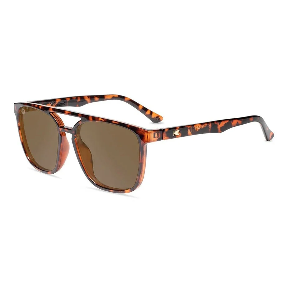 Knockaround Sunglasses | Brightsides | Glossy Tortoise Shell / Amber - Ekiden Sports
