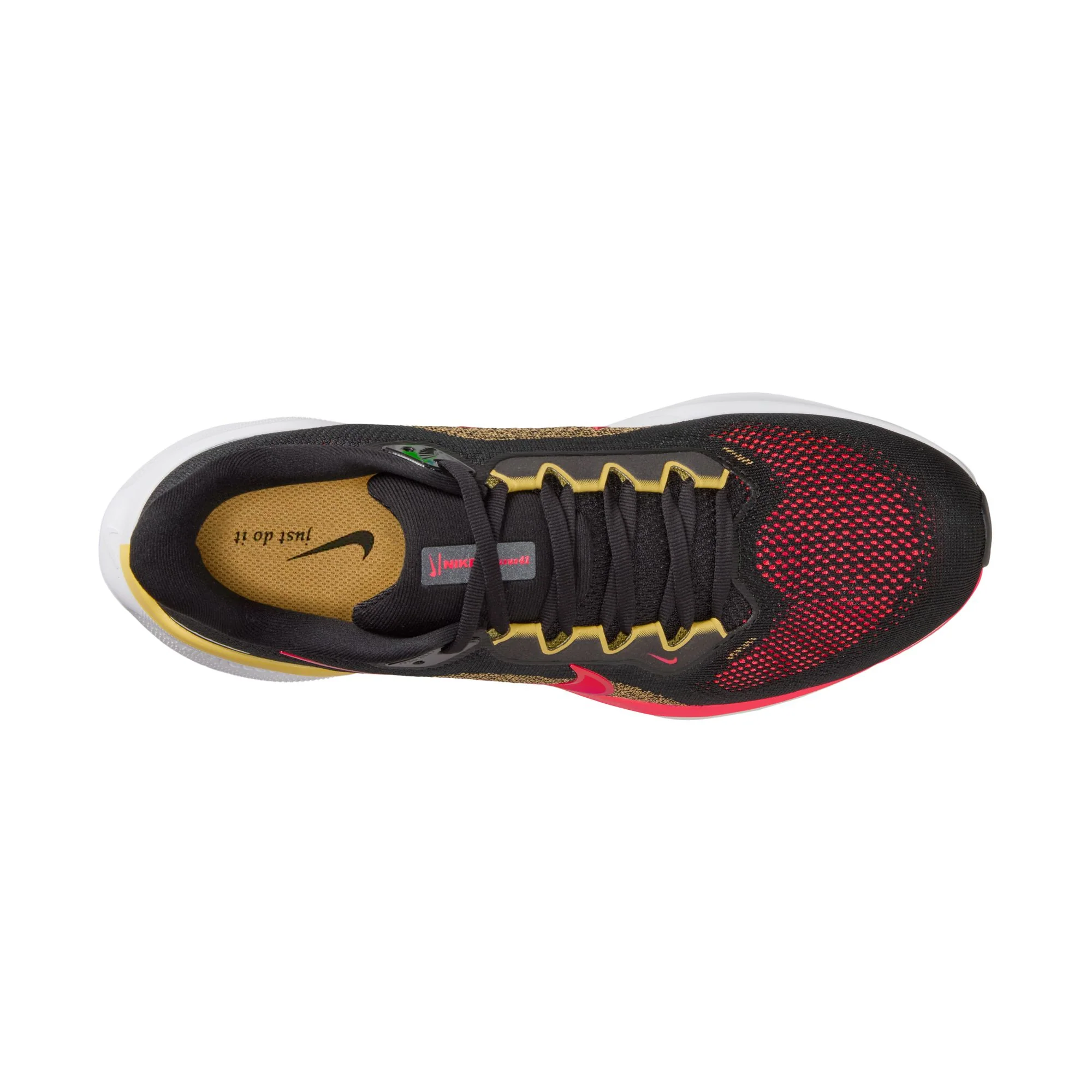 Nike Pegasus 41 | Black / Bright Crimson / Topaz Gold | Mens - Ekiden Sports