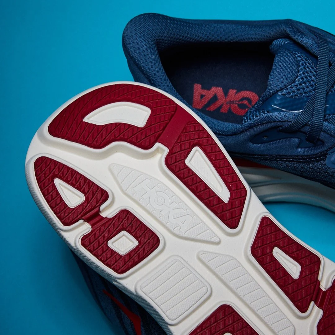 Hoka Bondi 9 | Thunder Cloud / Vermillion | Mens - Ekiden Sports