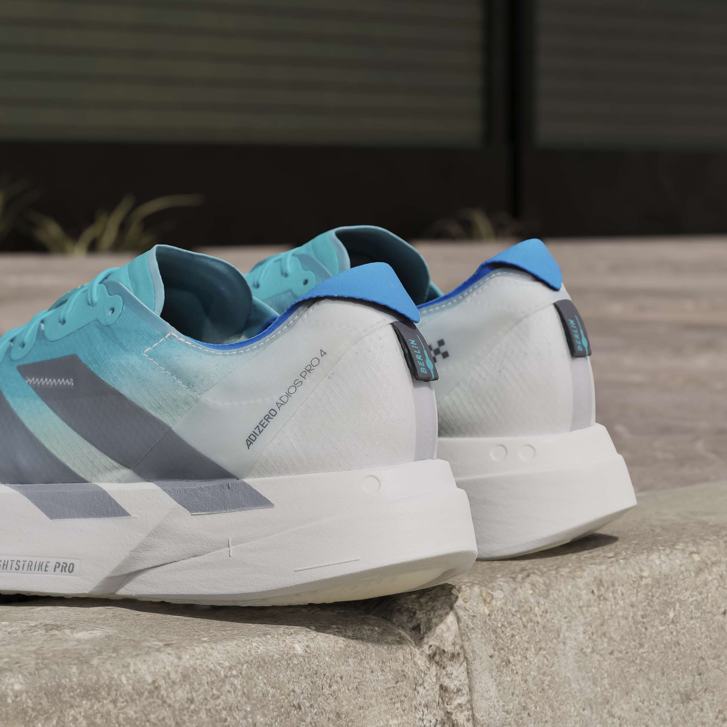 adidas Adizero Adios Pro 4 | Hi-Res Aqua / Iron Metallic / Grey One | Mens - Ekiden Sports