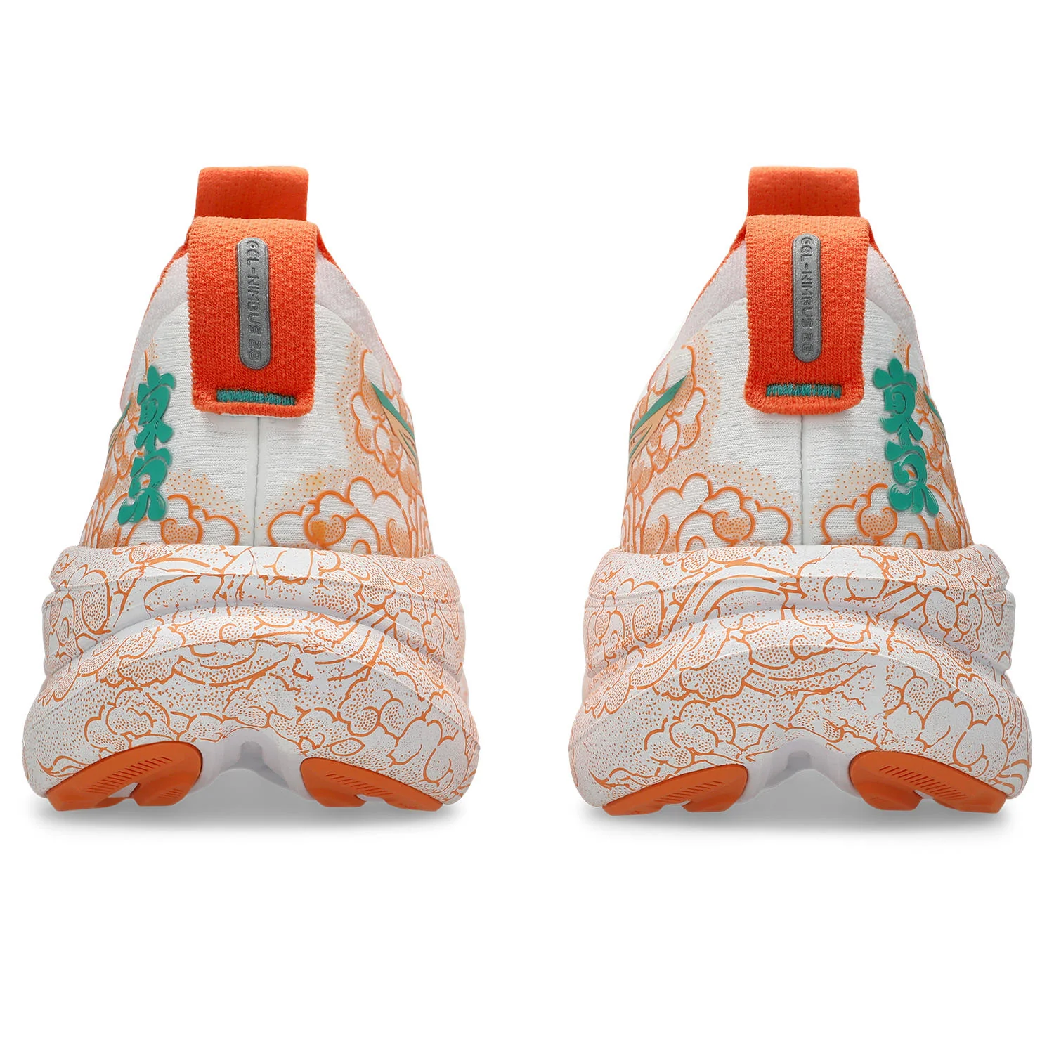 Asics Gel-Nimbus 28 Tokyo | White / Apricot Crush | Unisex - Ekiden Sports