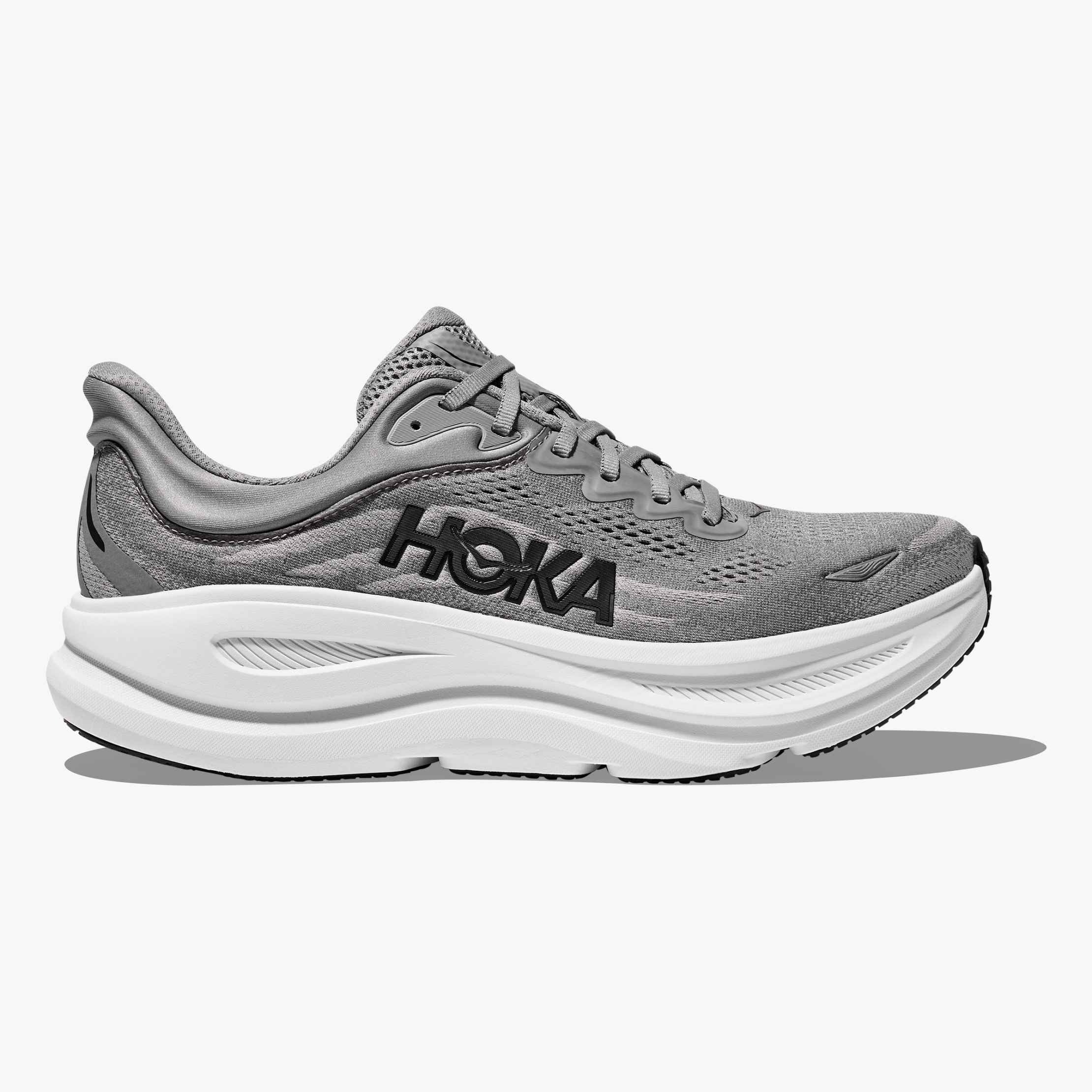 Hoka Bondi 9 | Galactic Grey / Stellar Grey | Mens - Ekiden Sports