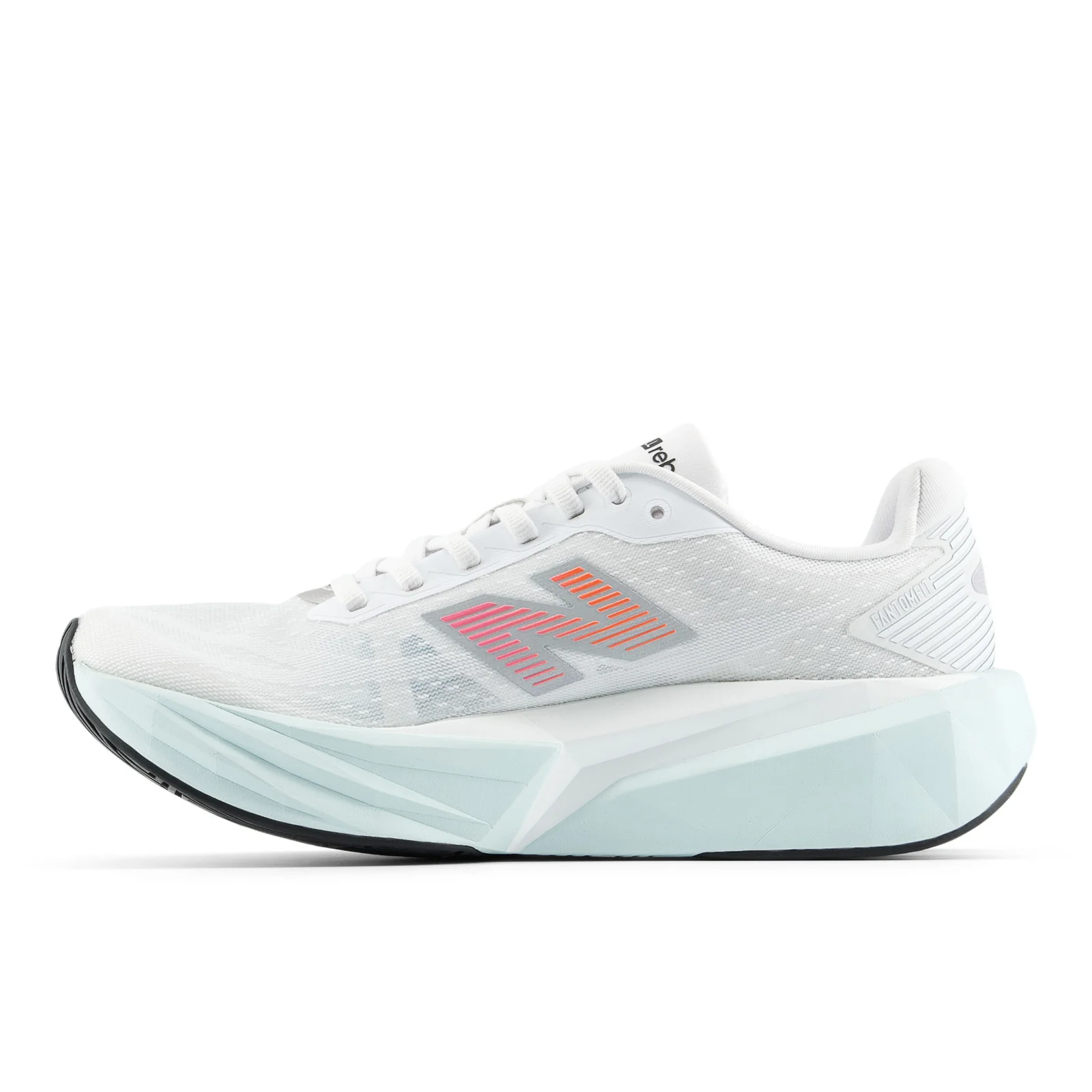 New Balance FuelCell Rebel v5 | NB White / Pink Heat / Glint Blue | Womens - Ekiden Sports