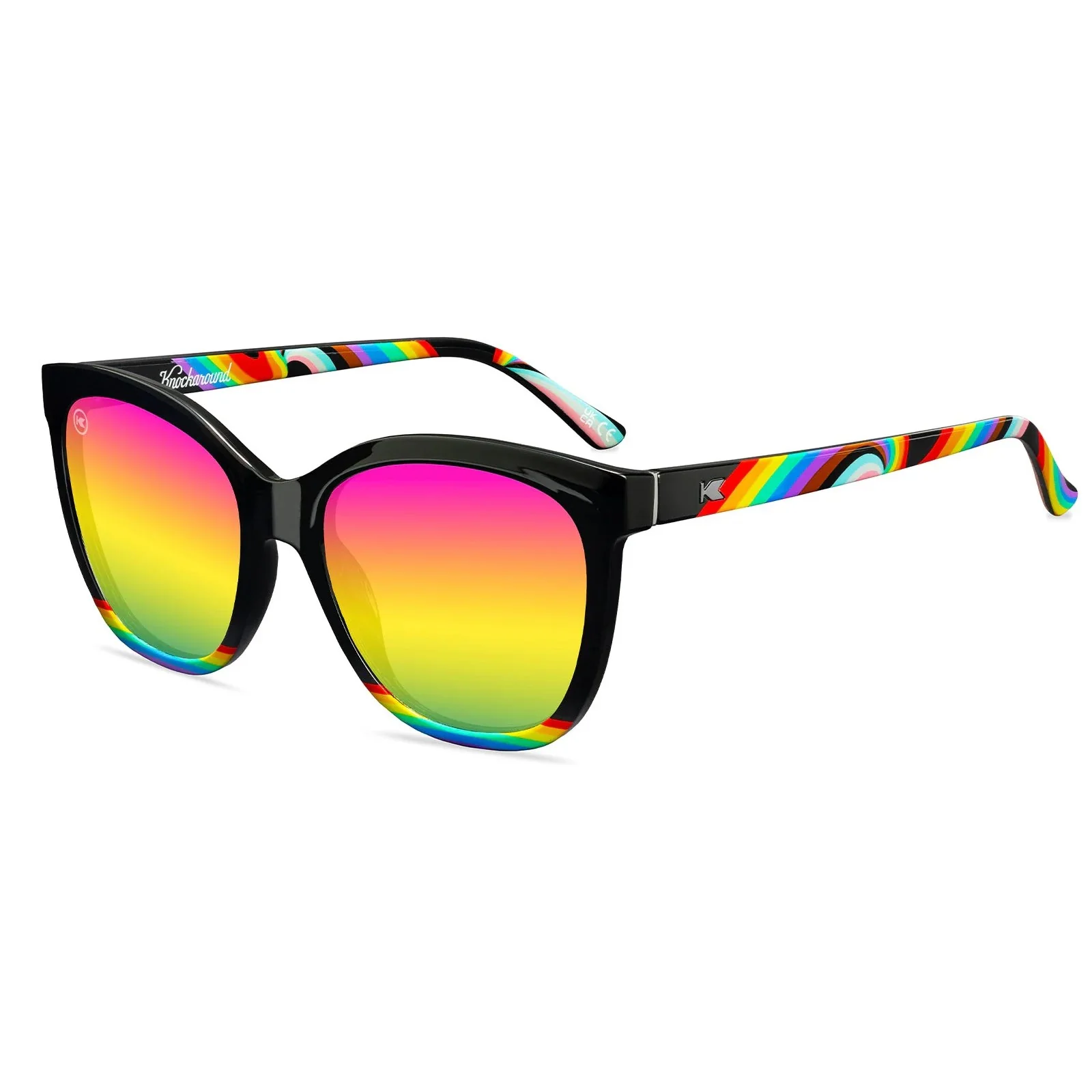 Knockaround Sunglasses | Deja Views | Rainbow on My Parade - Ekiden Sports