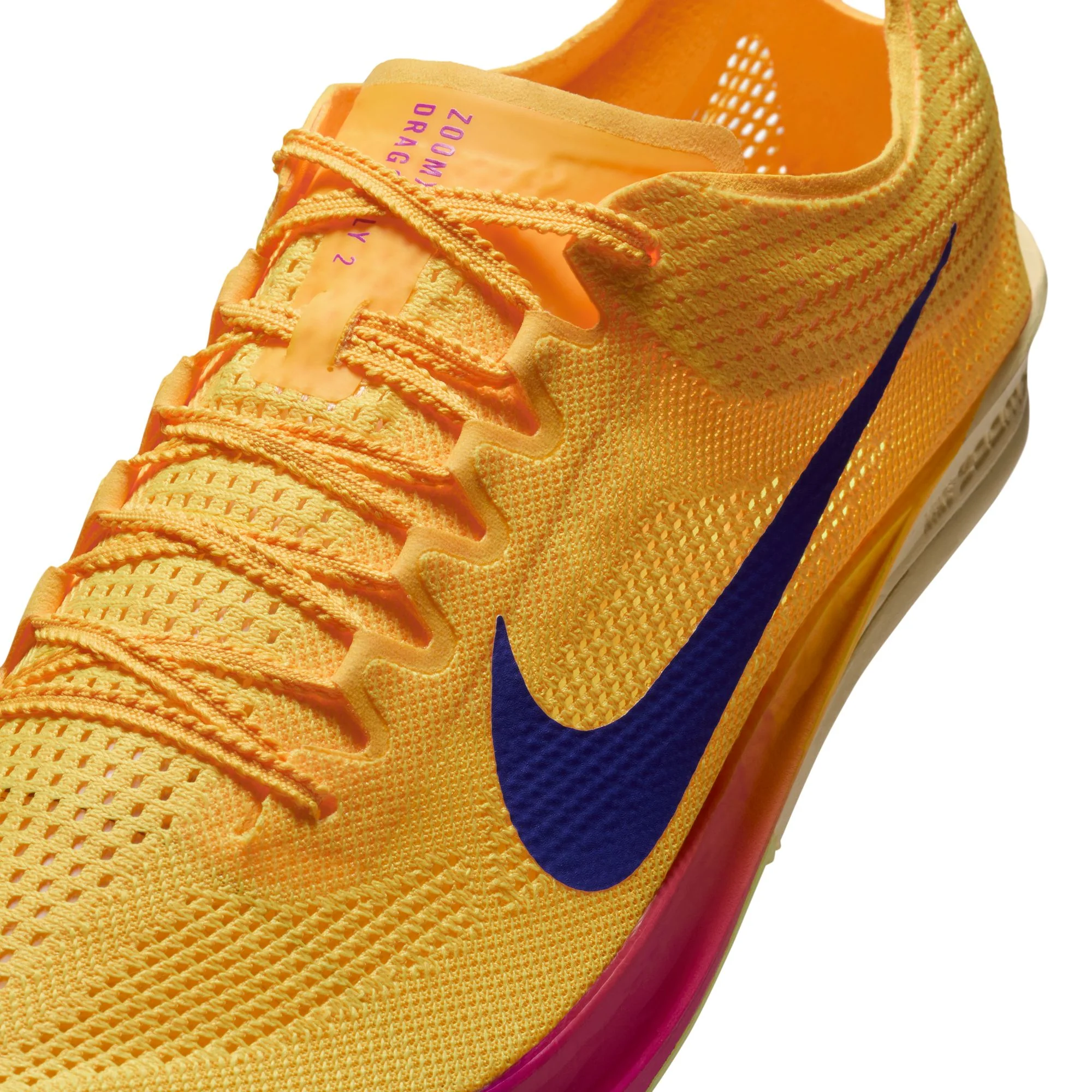 Nike Dragonfly 2 Long Distance Spikes | Citron Pulse / Indigo Burst / Vivid Purple | Unisex - Ekiden Sports