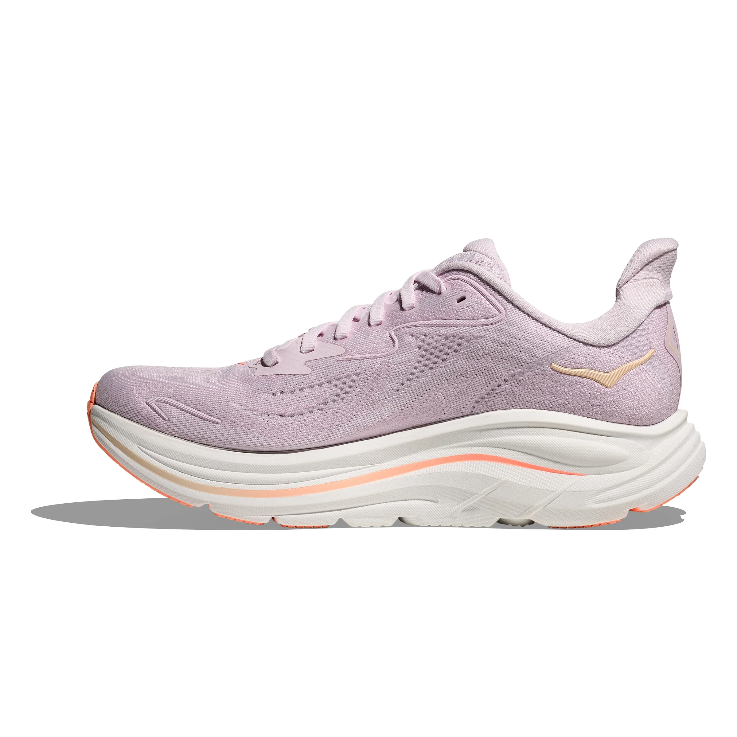 Hoka Clifton 10 | Lilac Cream / Tangerine Glow | Womens - Ekiden Sports