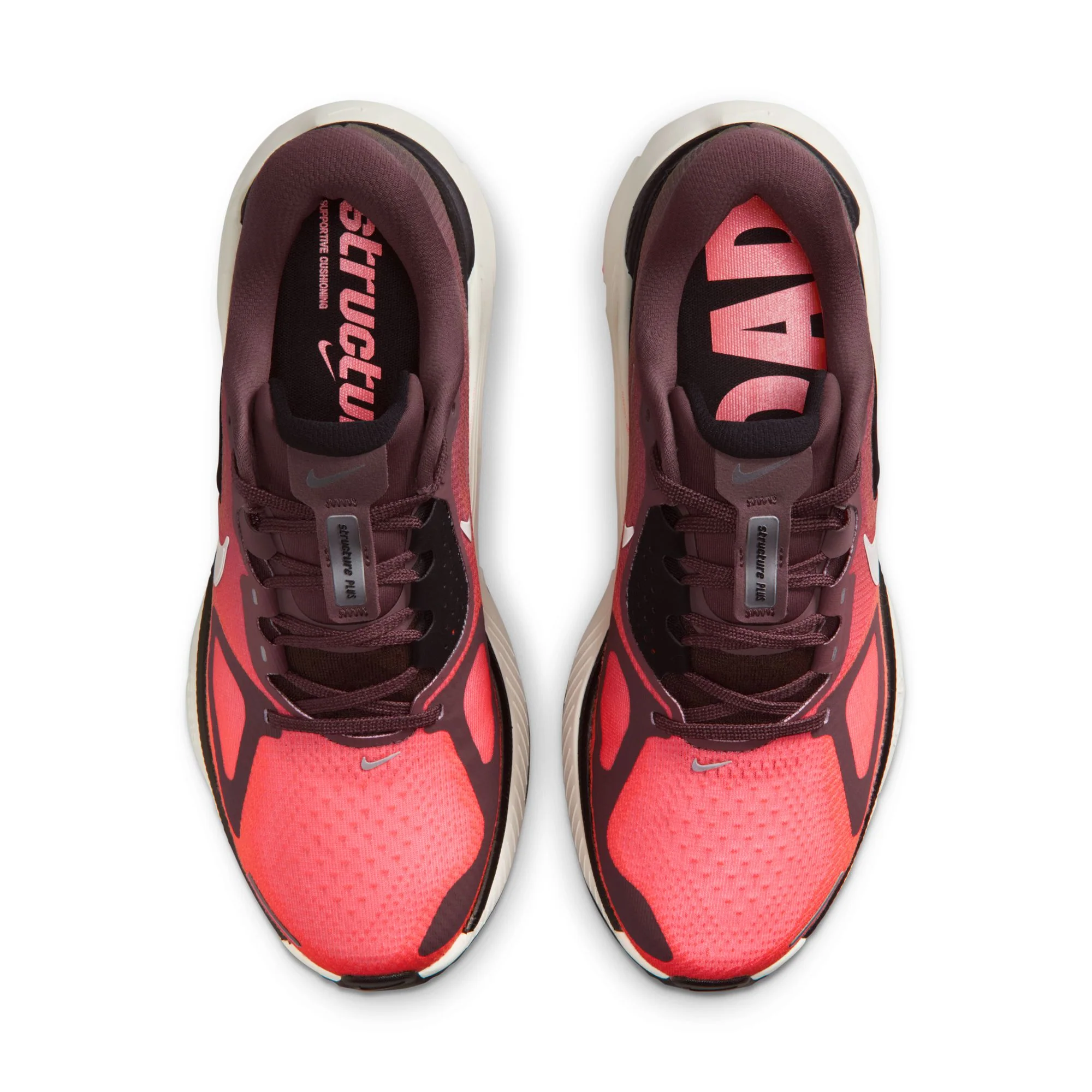Nike Structure Plus | Tattoo / Silver / Hot Lava / Black | Womens - Ekiden Sports