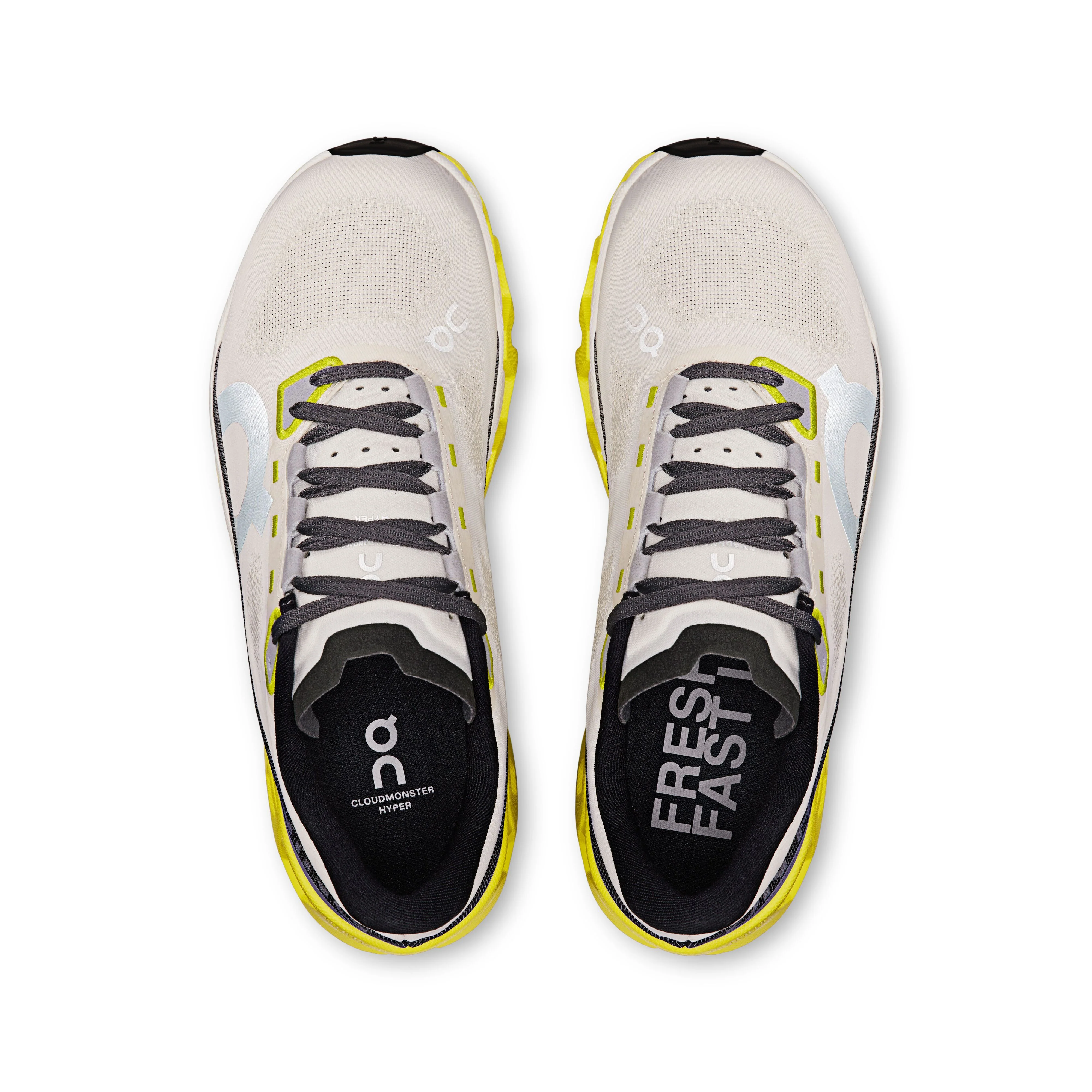 On Cloudmonster Hyper | Dew / Lime | Womens - Ekiden Sports