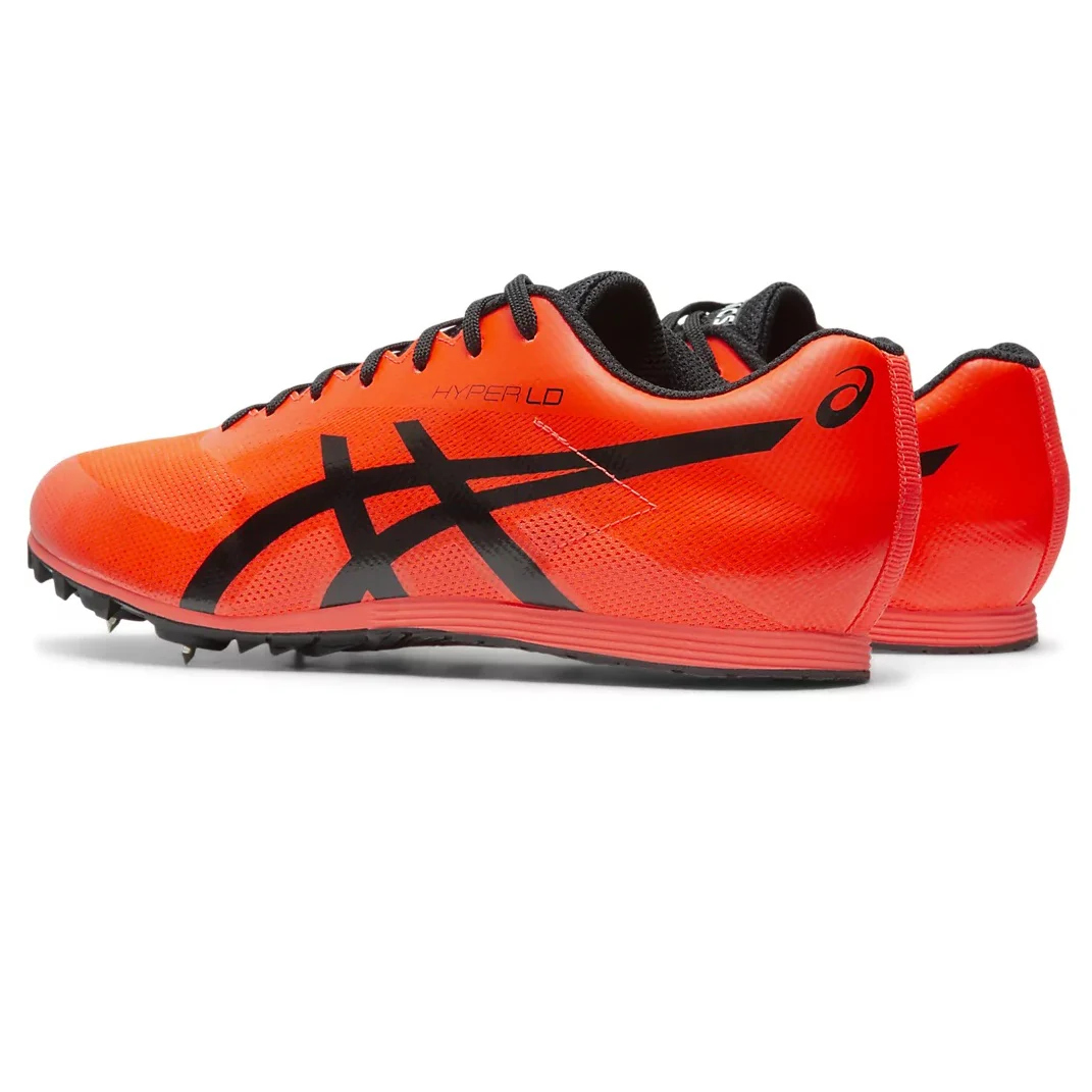 Asics Hyper LD 6 Spikes | Sunrise Red / Black | Unisex - Ekiden Sports