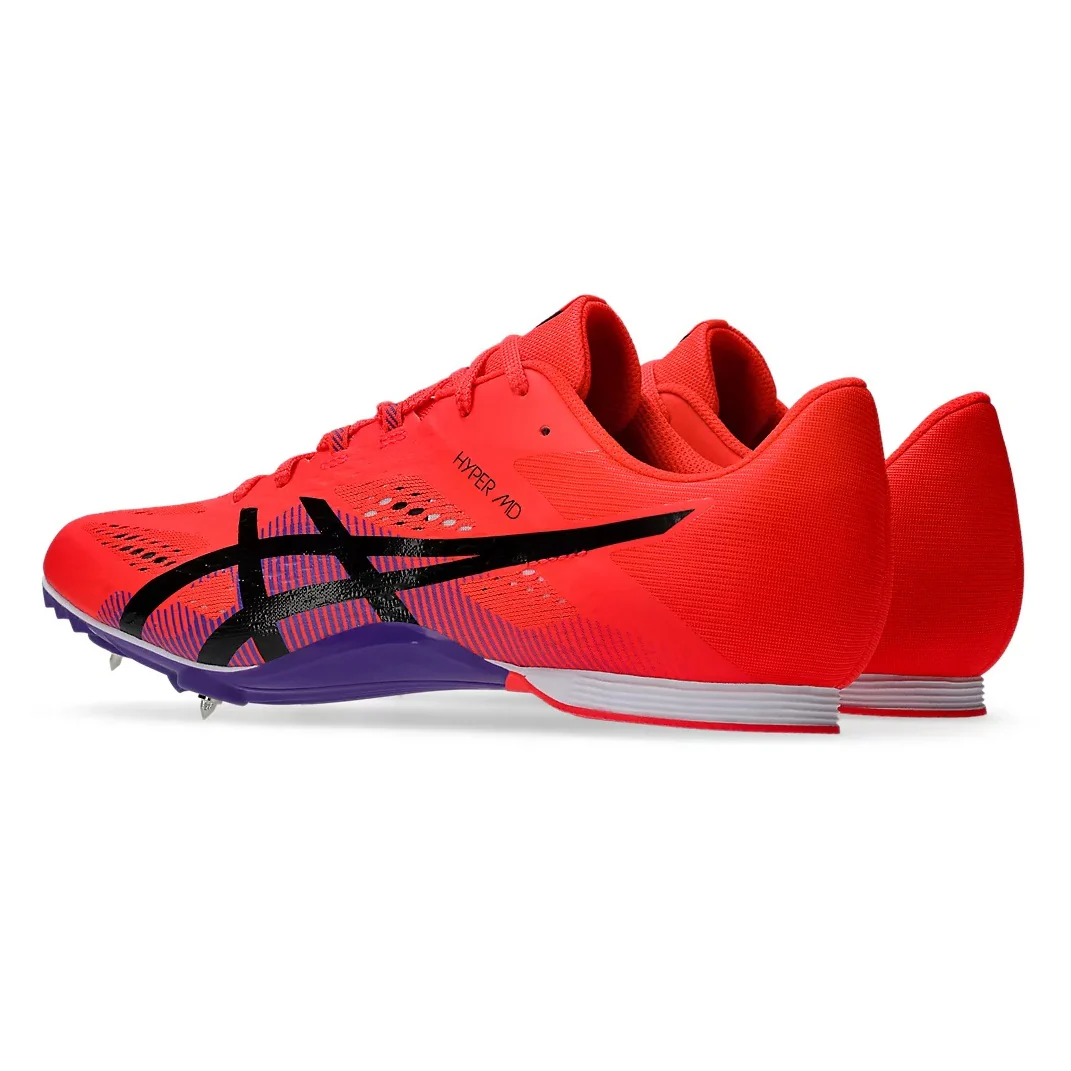 Asics Hyper MD 8 Spikes | Flash Red / Black | Unisex - Ekiden Sports