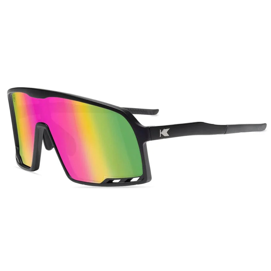 Knockaround Sunglasses | Campeones | Rainbow on Black - Ekiden Sports