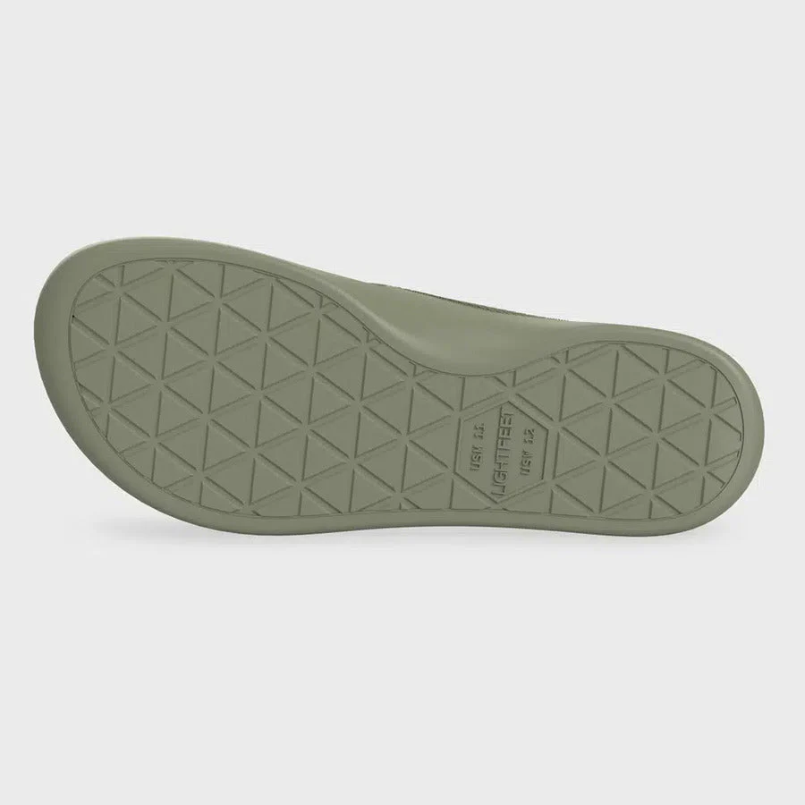 Lightfeet ReVIVE Arch Support Thongs | Khaki - Ekiden Sports