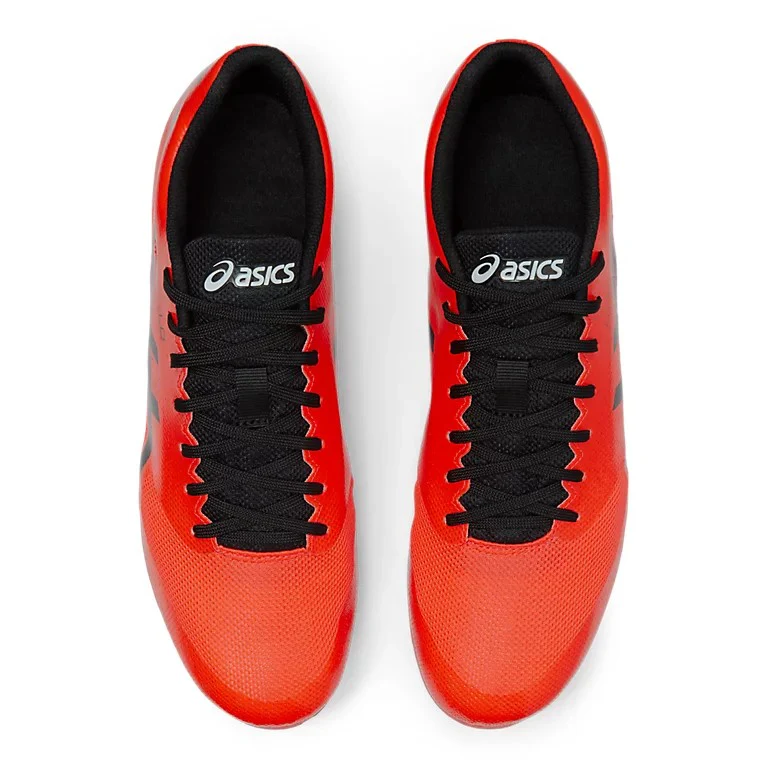 Asics Hyper LD 6 Spikes | Sunrise Red / Black | Unisex - Ekiden Sports