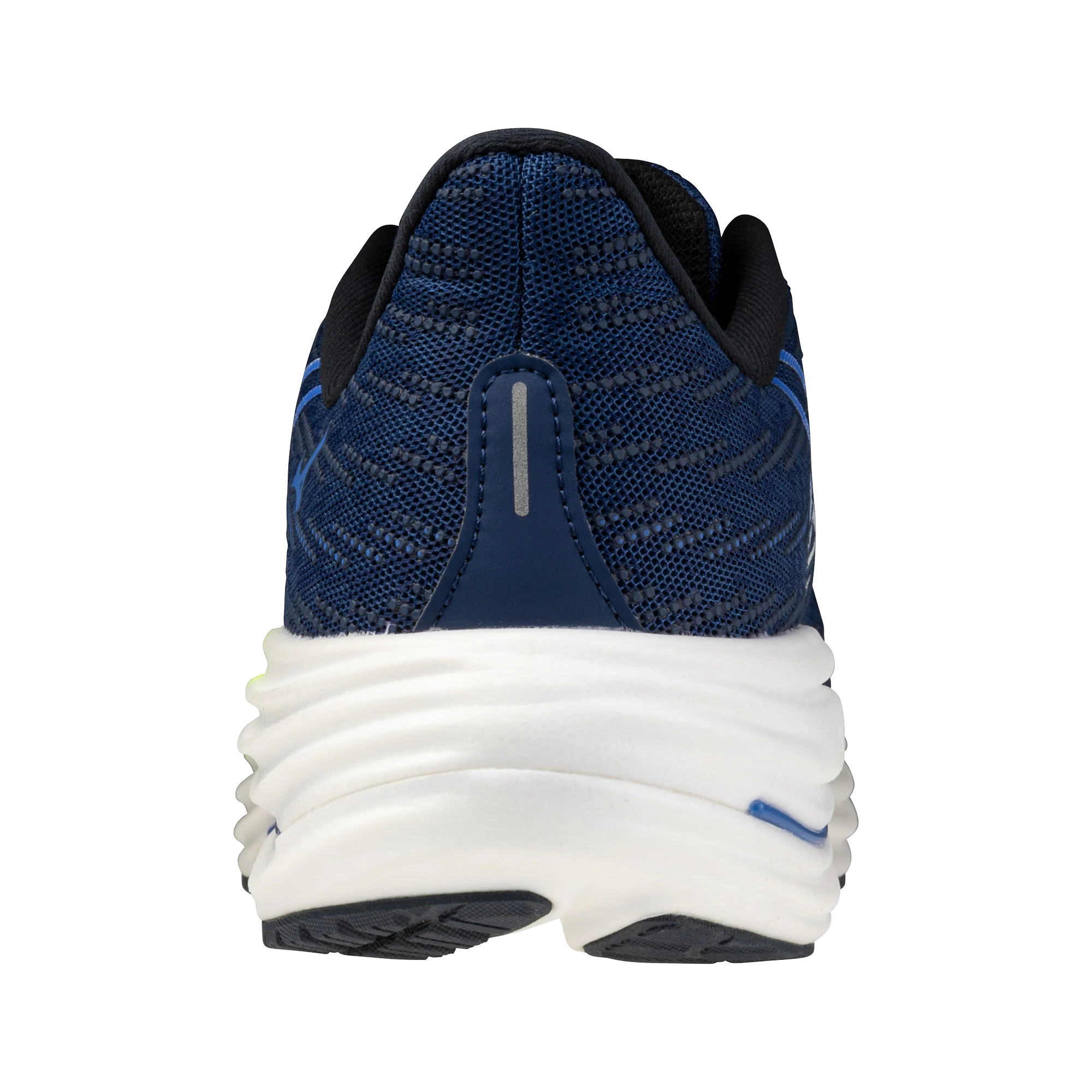 Mizuno Wave Rider 29 | Estate Blue / White / Lightning Yellow | Mens - Ekiden Sports