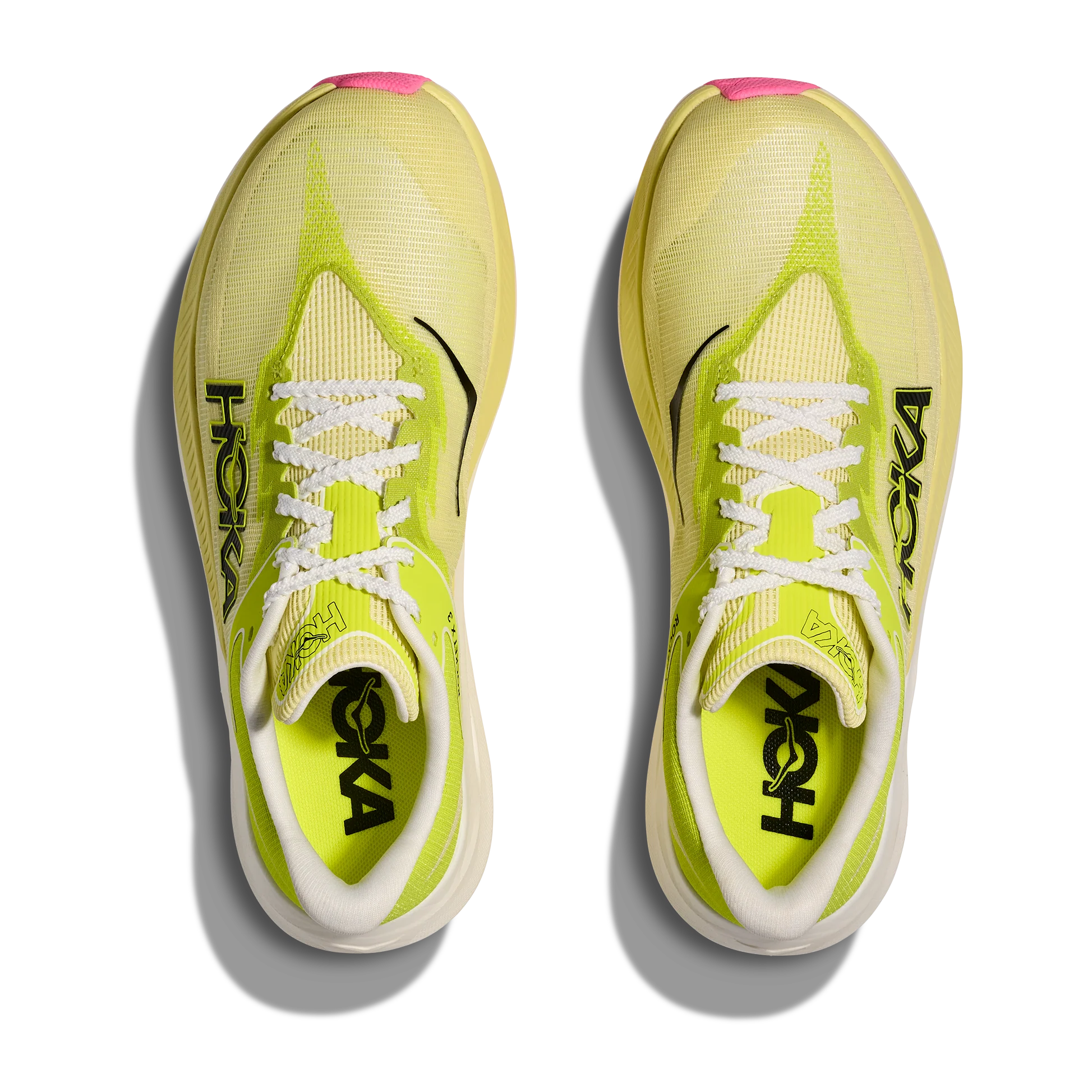 Hoka Rocket X 3 | Sunlight / Neon Hoka Citrus | Unisex - Ekiden Sports