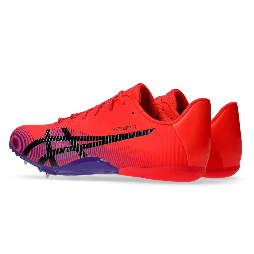 Asics Hyper Sprint 8 Spikes | Flash Red / Black | Unisex - Ekiden Sports