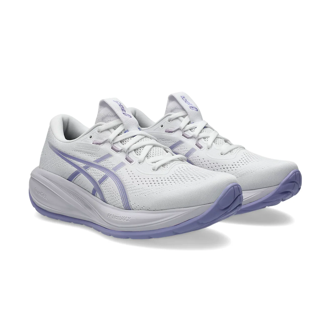 Asics Gel-Cumulus 28 Wide | White / Bluebell | Womens - Ekiden Sports