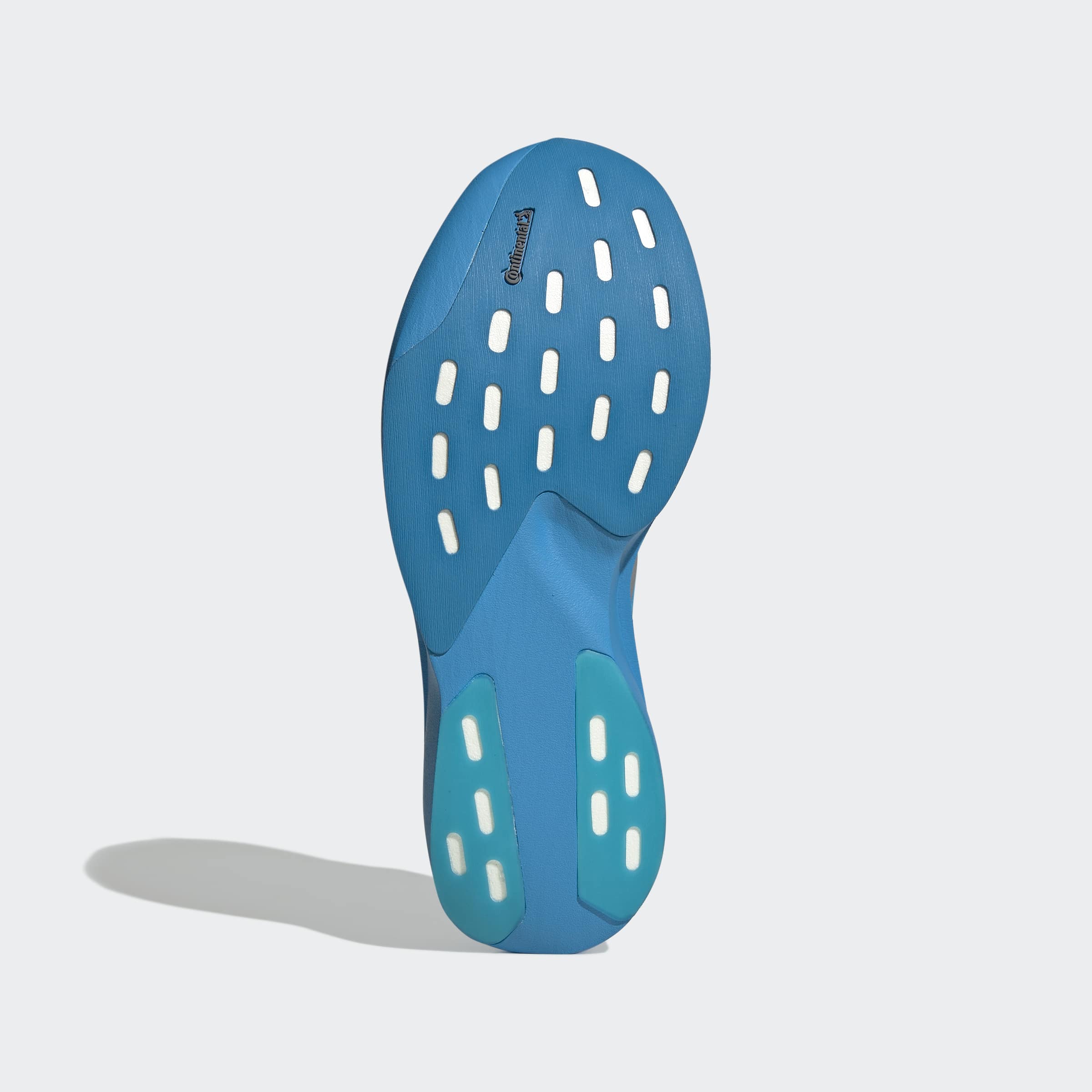 adidas Adizero Evo SL Woven | Solar Blue / Silver Metallic / Lucid Red | Mens - Ekiden Sports