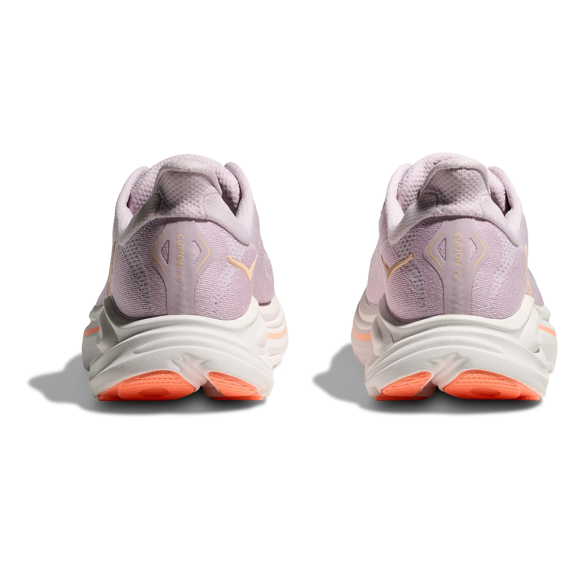 Hoka Clifton 10 | Lilac Cream / Tangerine Glow | Womens - Ekiden Sports
