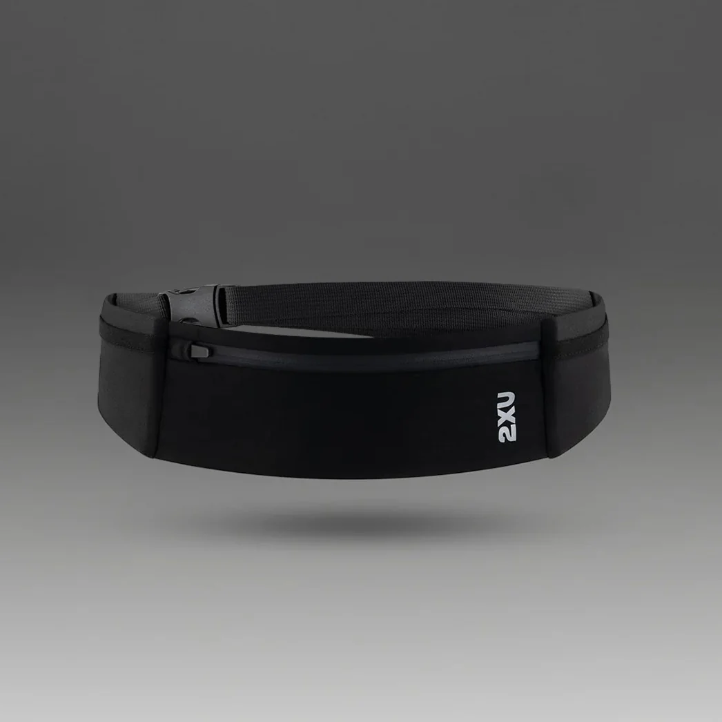 2XU Run Belt | Black - Ekiden Sports