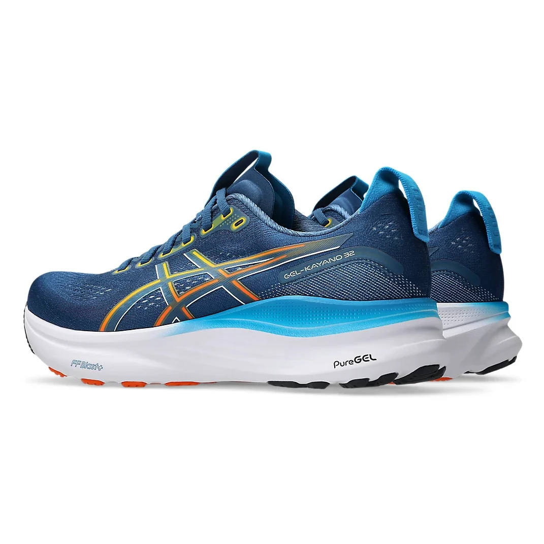 Asics Gel-Kayano 32 Wide | Twilight Blue / Anzu | Mens - Ekiden Sports