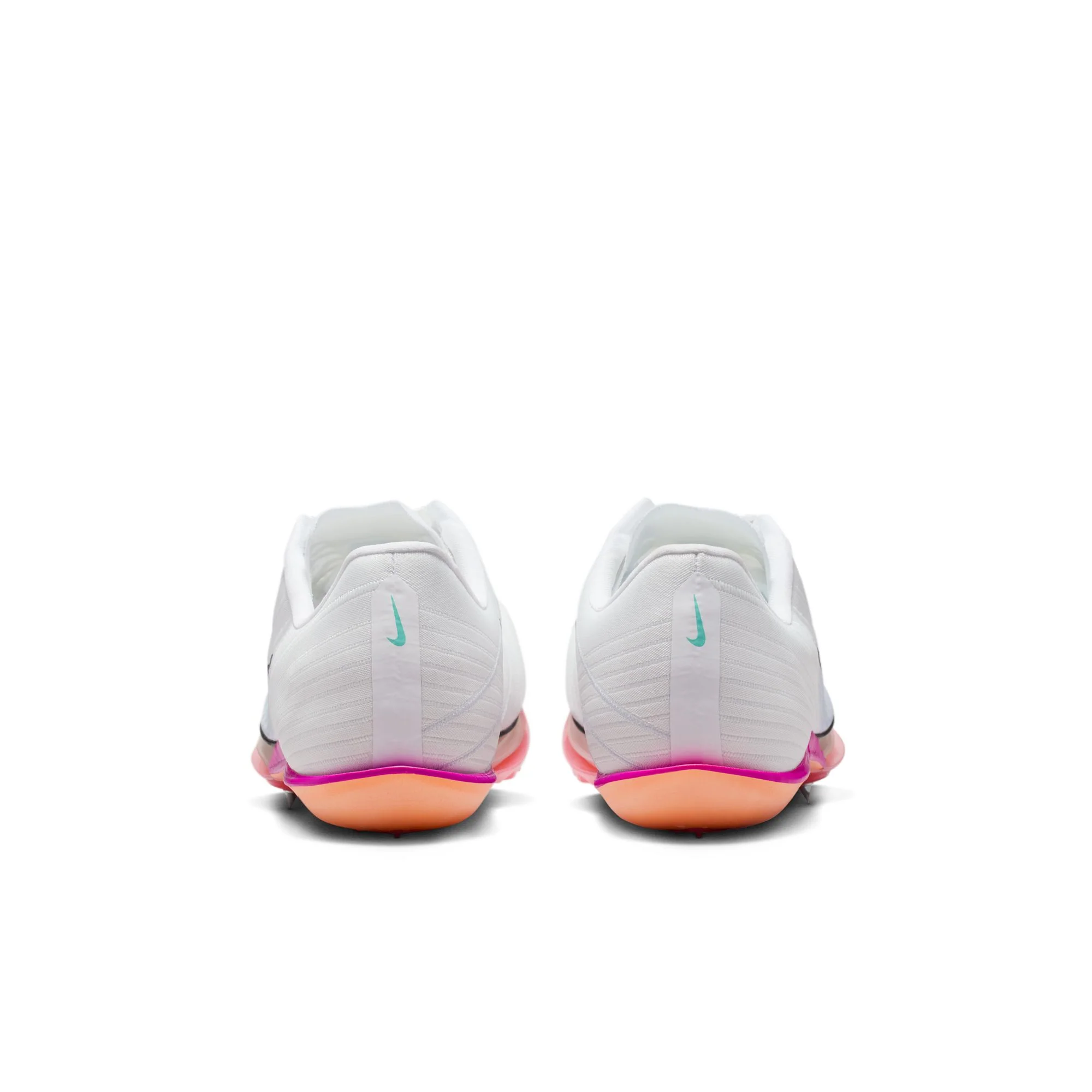 Nike Maxfly 2 Spikes | White / Bright Crimson / Hyper Turquoise / Obsidian | Unisex - Ekiden Sports