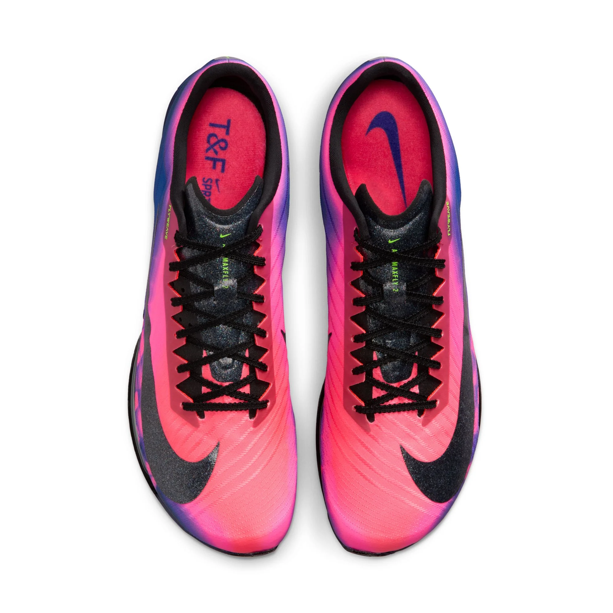 Nike Maxfly 2 Glam Spikes | Fierce Purple / Black / Flash Crimson | Unisex - Ekiden Sports
