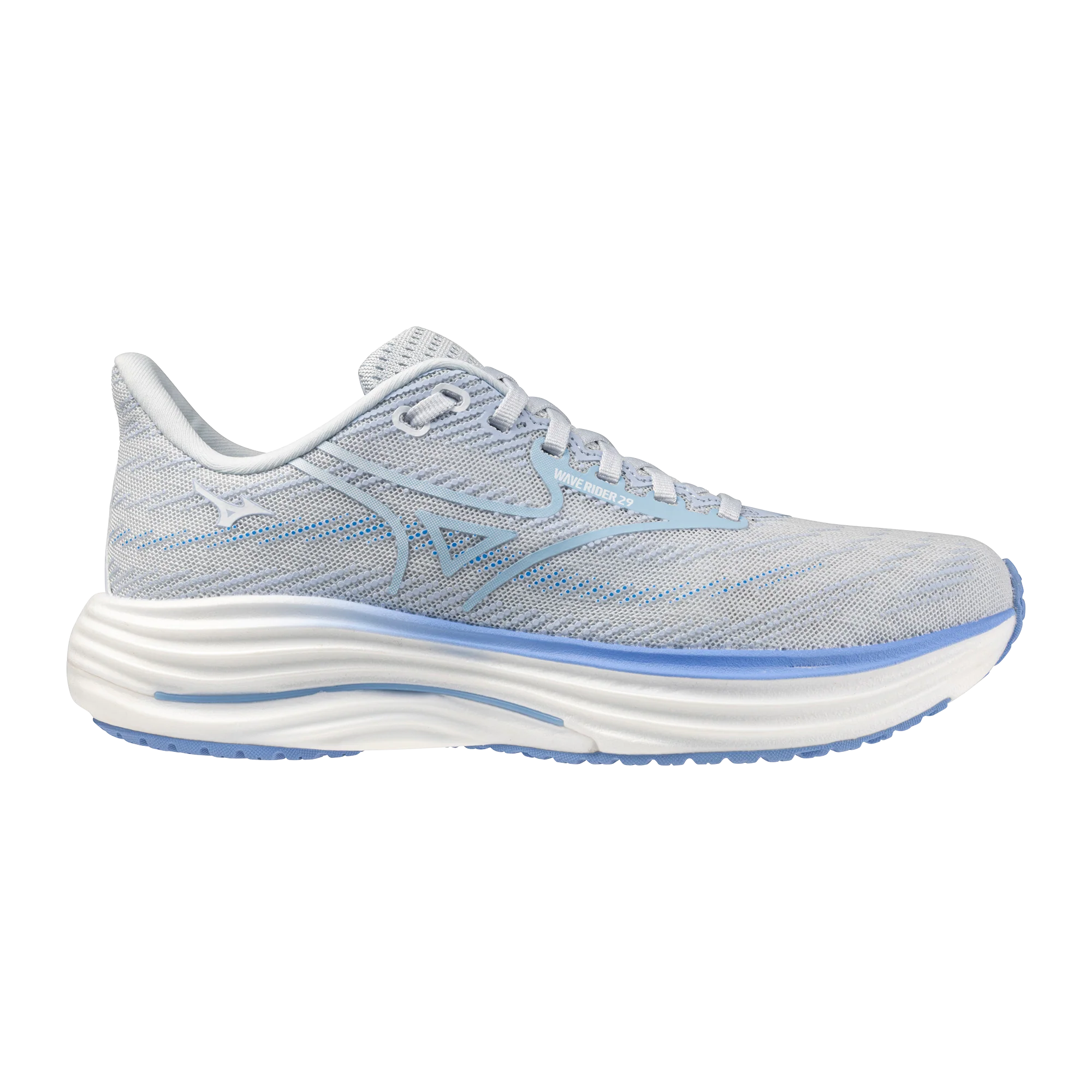 Mizuno Wave Rider 29 | Ancient Water / Ice Water / Vista Blue | Womens - Ekiden Sports