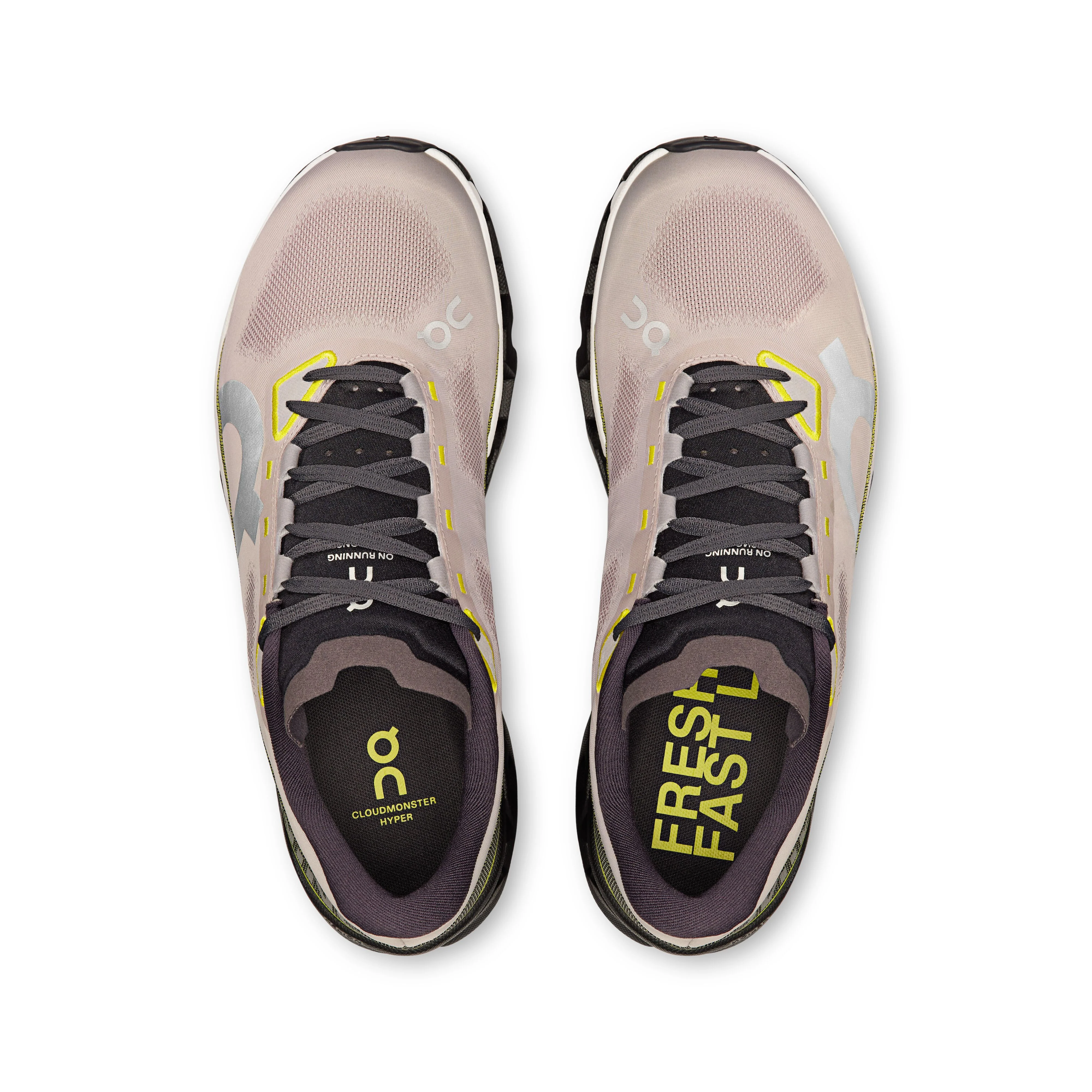 On Cloudmonster Hyper | Fade / Lime | Mens - Ekiden Sports
