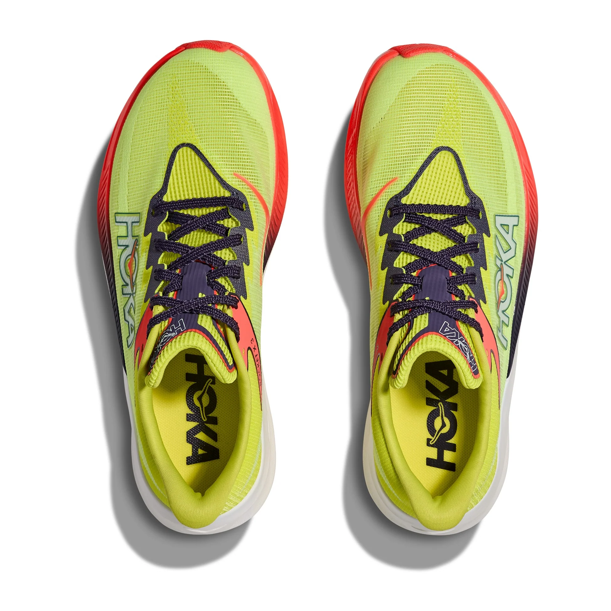 Hoka Rocket X 3 | Neon Yuzu / Squid Ink | Unisex - Ekiden Sports