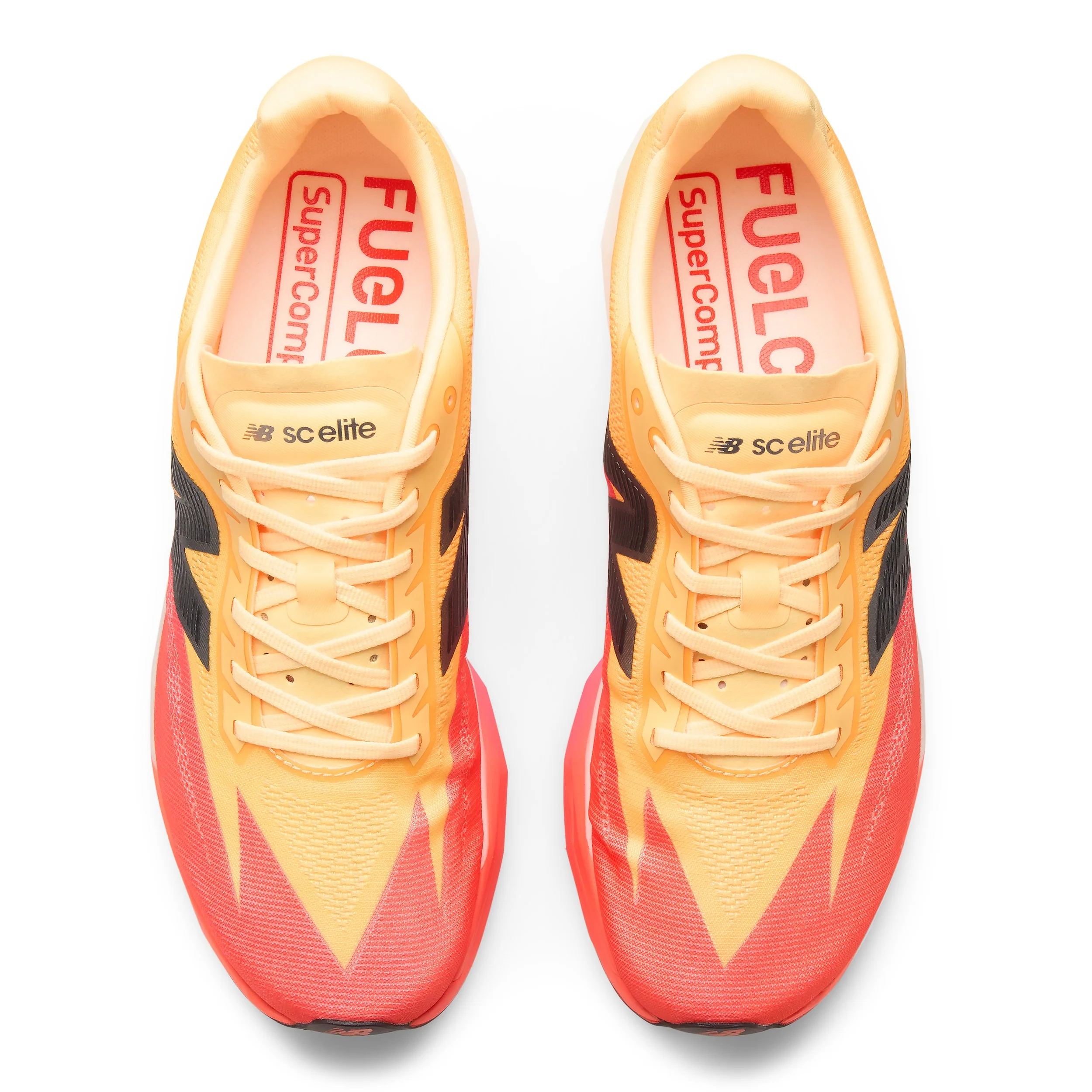 New Balance FuelCell SuperComp Elite v5 | Tangerine Heat / White Peach / Pink Heat | Mens - Ekiden Sports