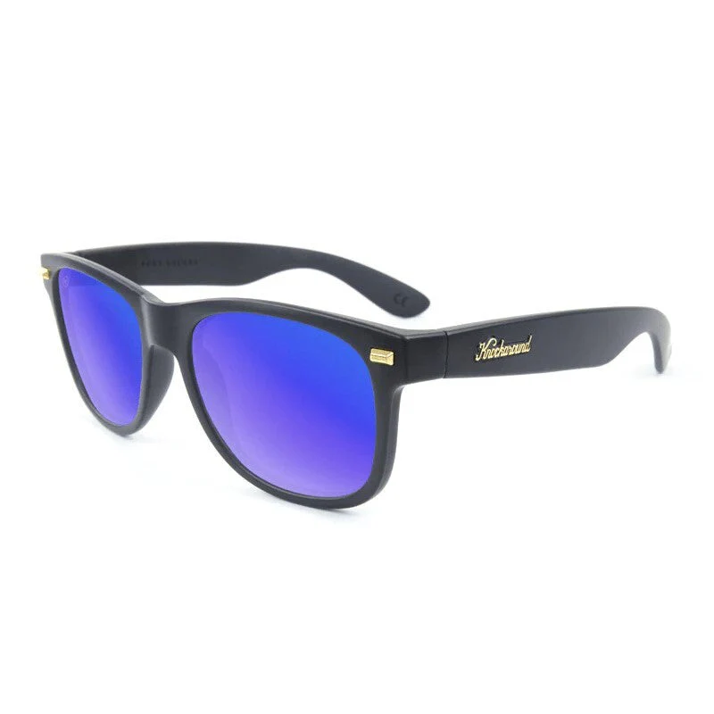 Knockaround Sunglasses | Fort Knocks | Matte Black / Moonshine - Ekiden Sports