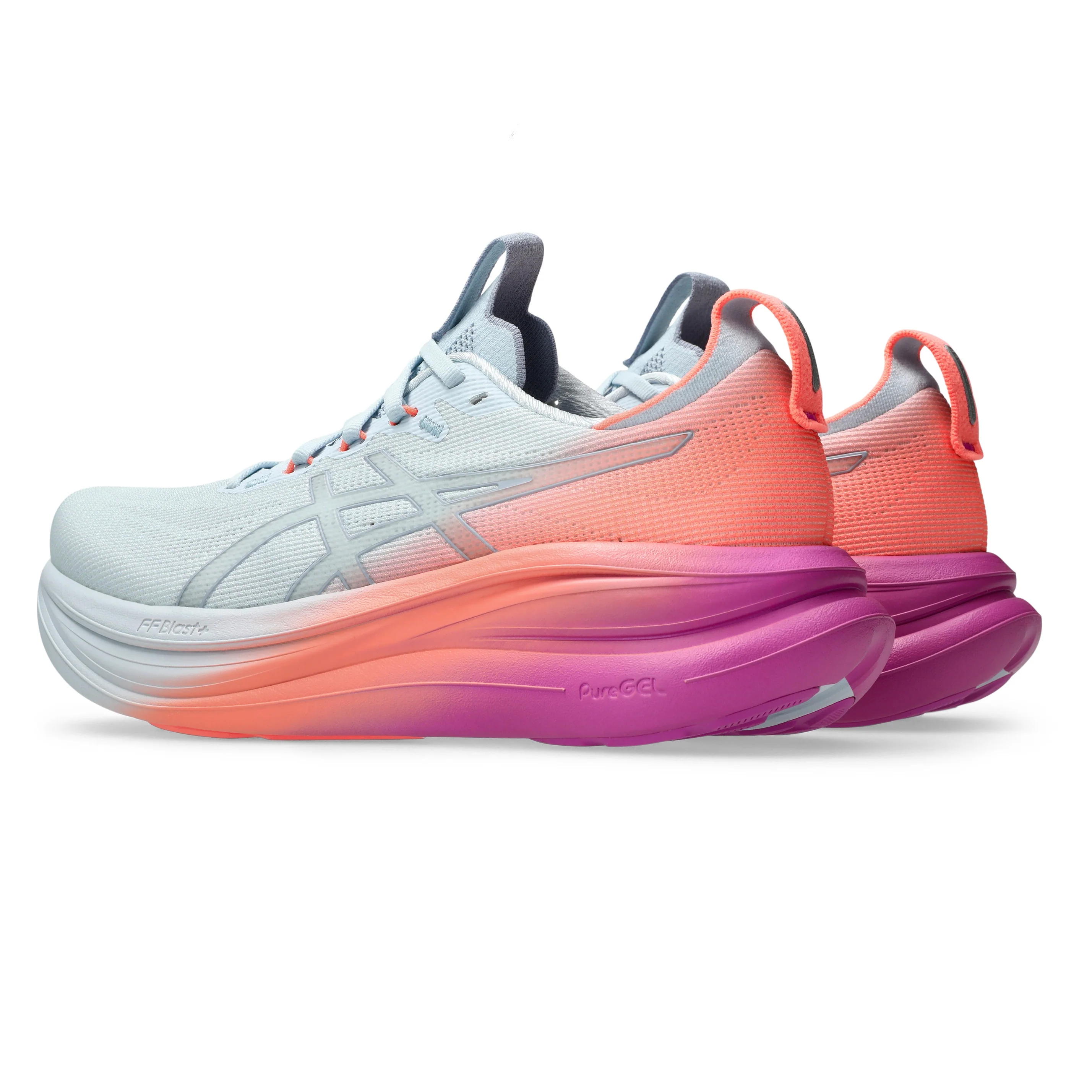 Asics Gel-Nimbus 28 | Sky / Digital Sakura | Womens - Ekiden Sports