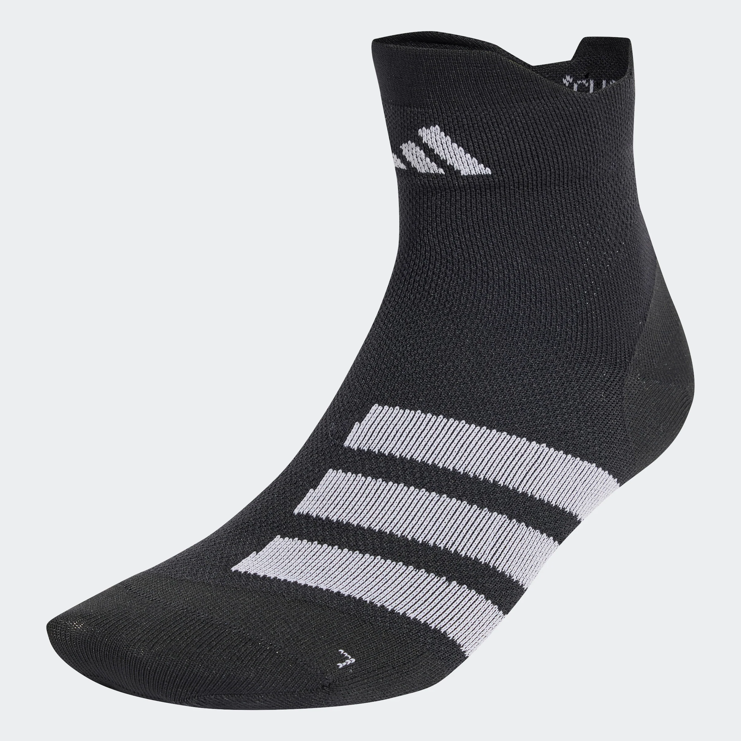 adidas Running x adizero Sock | Black / White - Ekiden Sports